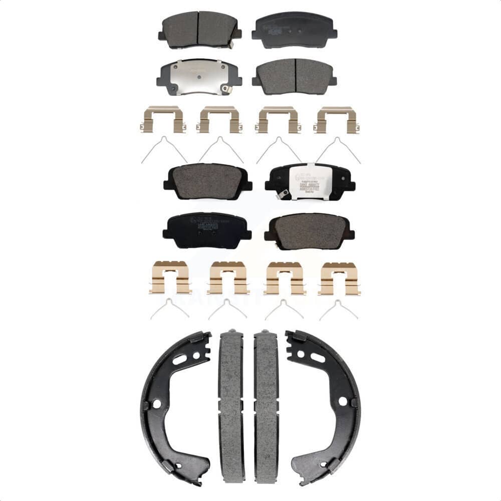 Transit Auto - KTN-100956 - Front and Rear Disc Brake Pad Kits