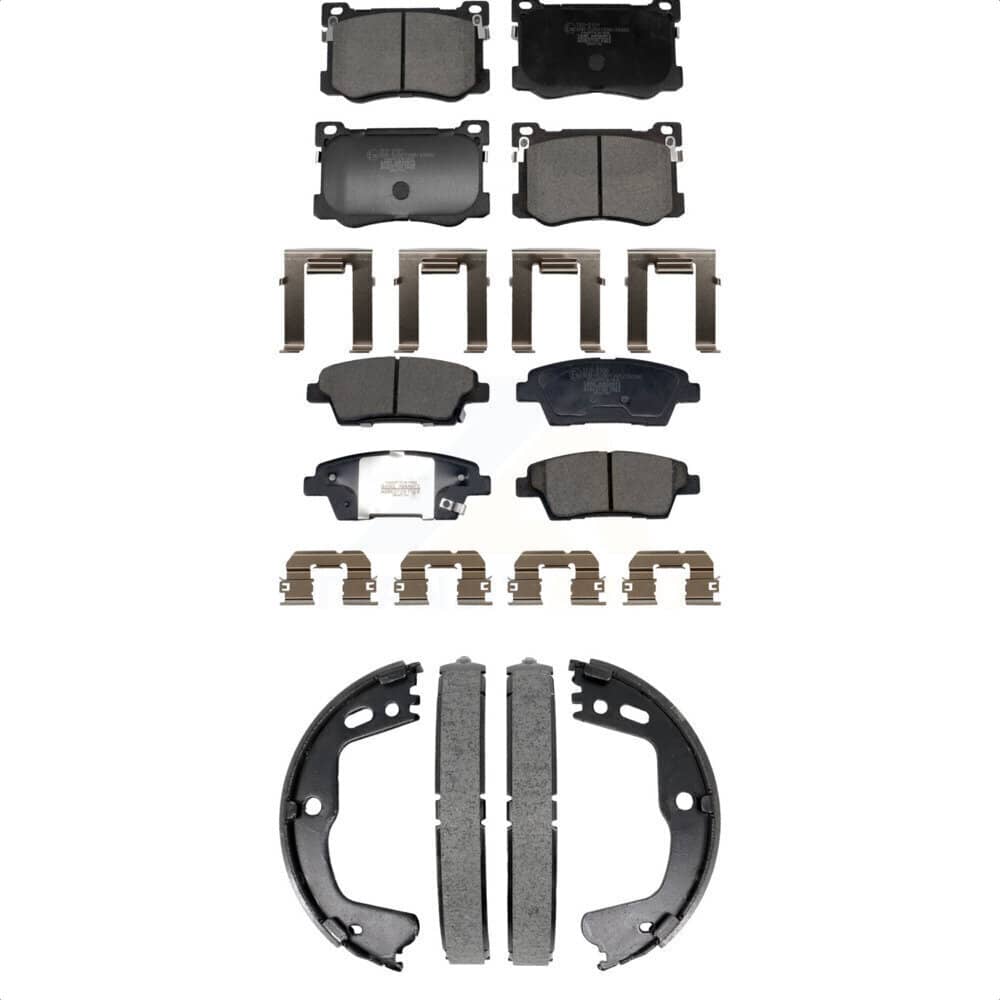 Transit Auto - KTN-100957 - Front and Rear Disc Brake Pad Kits
