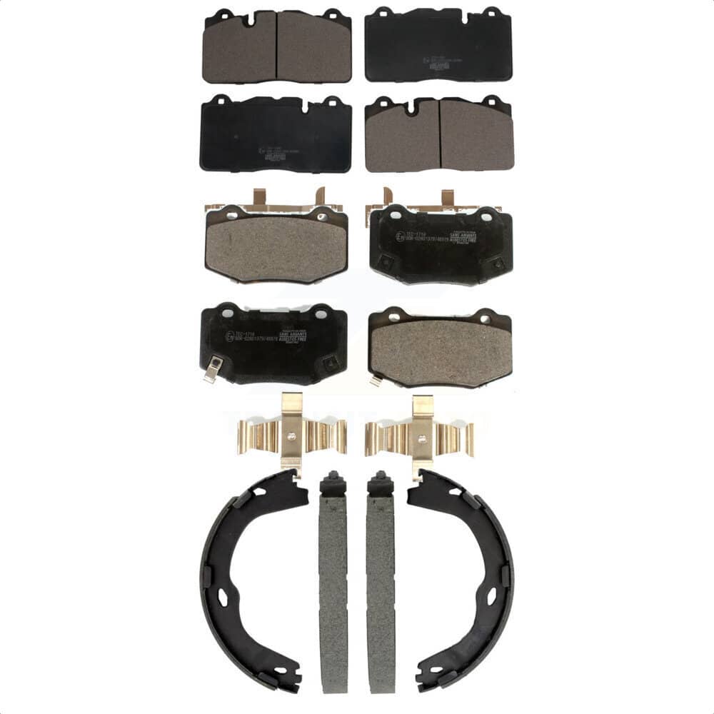 Transit Auto - KTN-100964 - Front and Rear Disc Brake Pad Kits