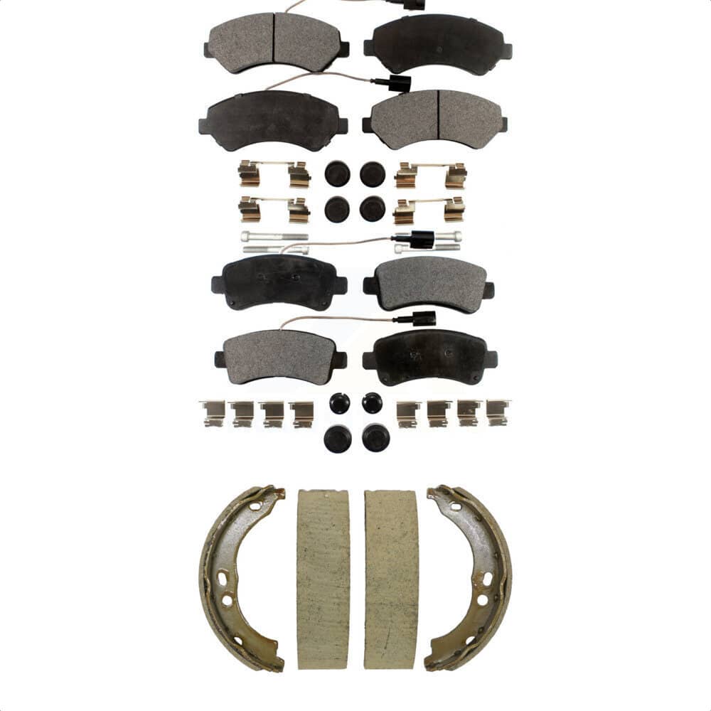 Transit Auto - KTN-100972 - Front and Rear Disc Brake Pad Kits