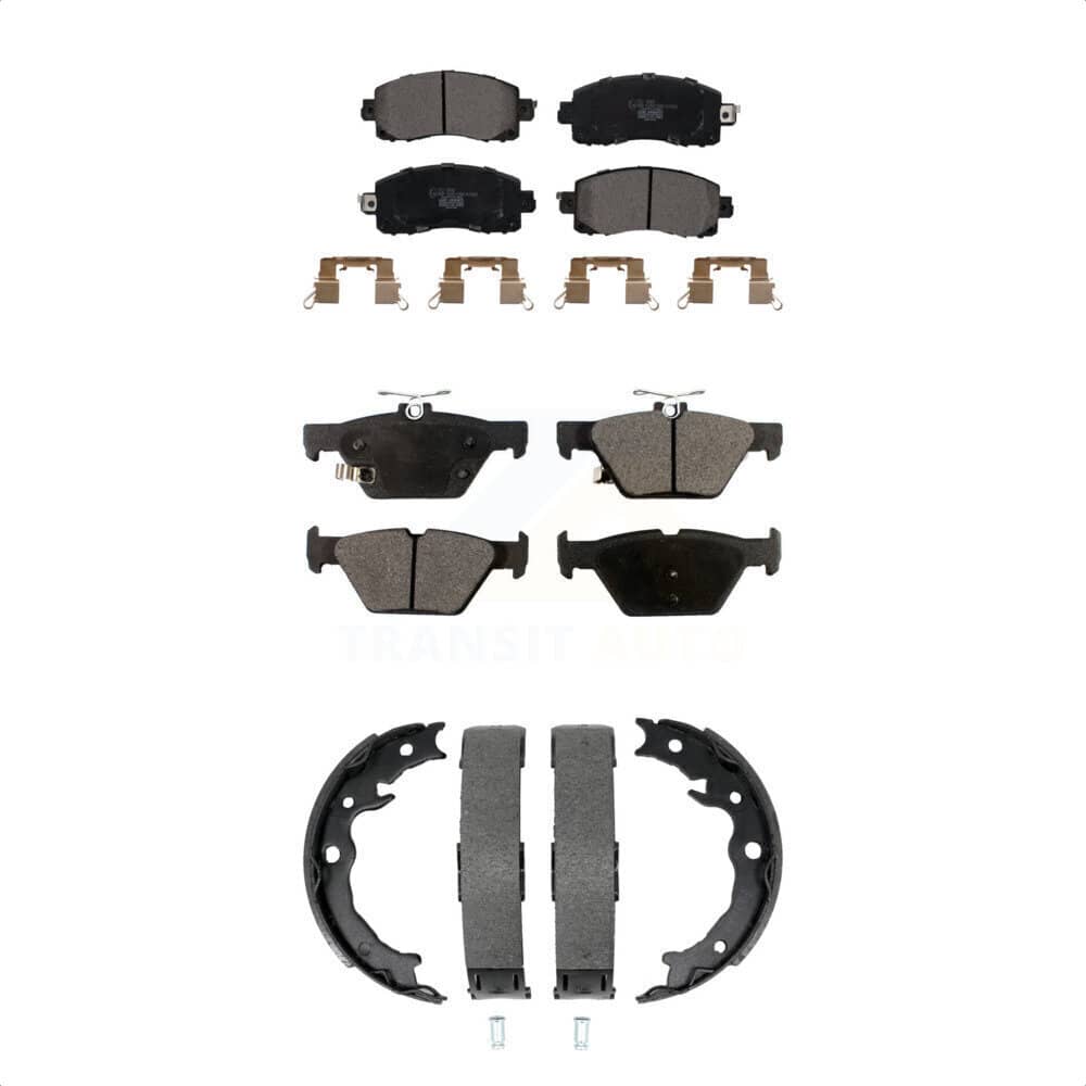 Transit Auto - KTN-100981 - Front and Rear Disc Brake Pad Kits