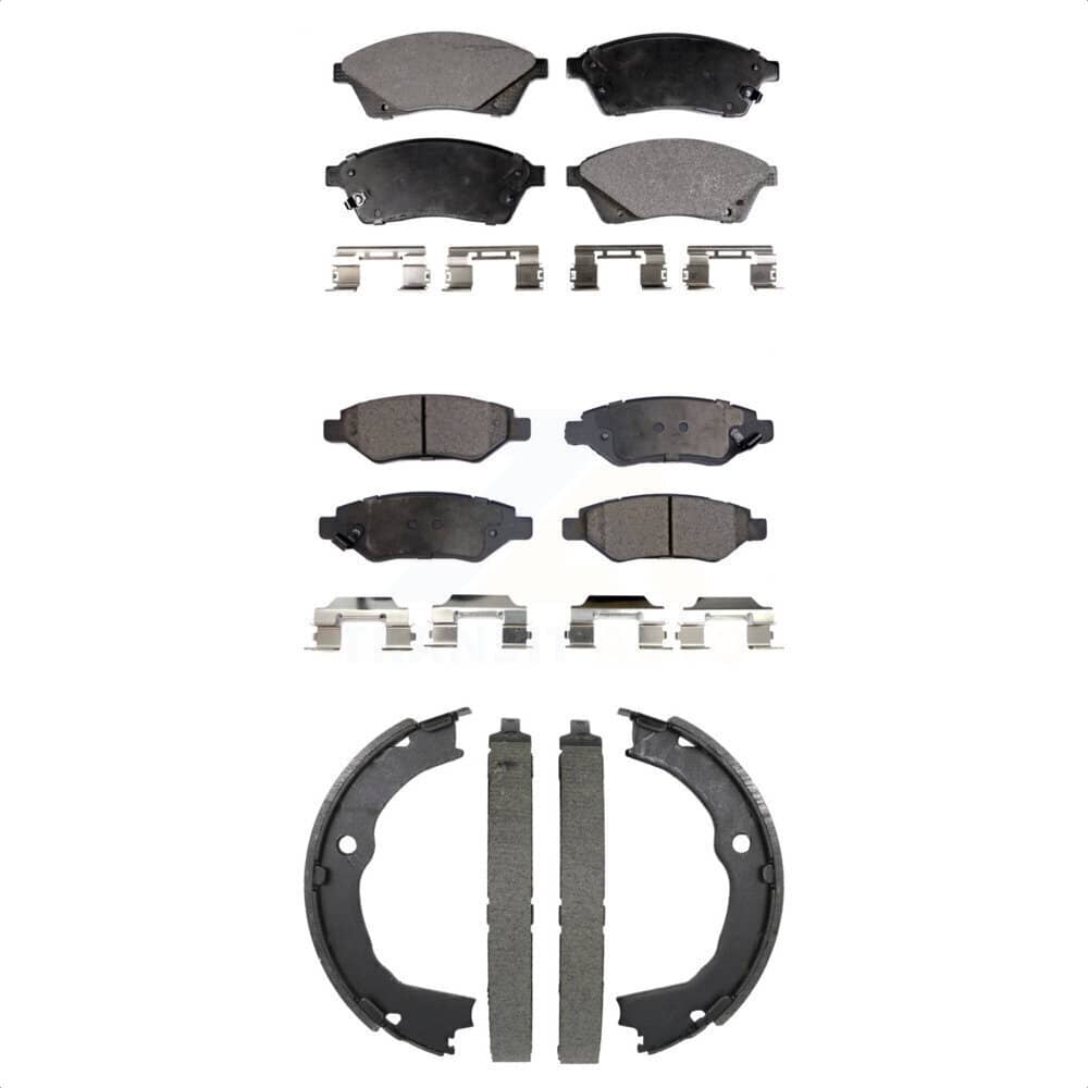 Transit Auto - KTN-100987 - Front and Rear Disc Brake Pad Kits