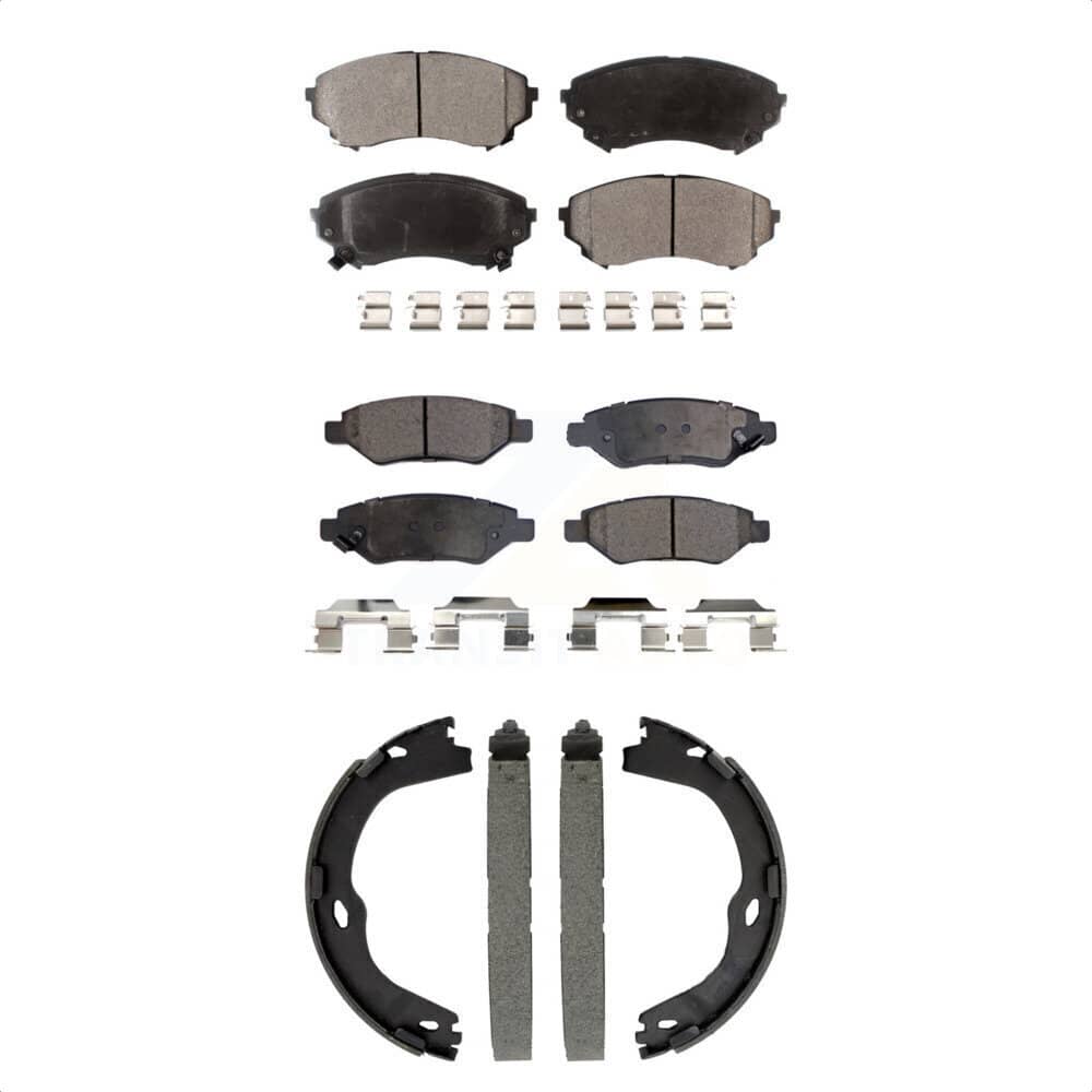 Transit Auto - KTN-100988 - Front and Rear Disc Brake Pad Kits