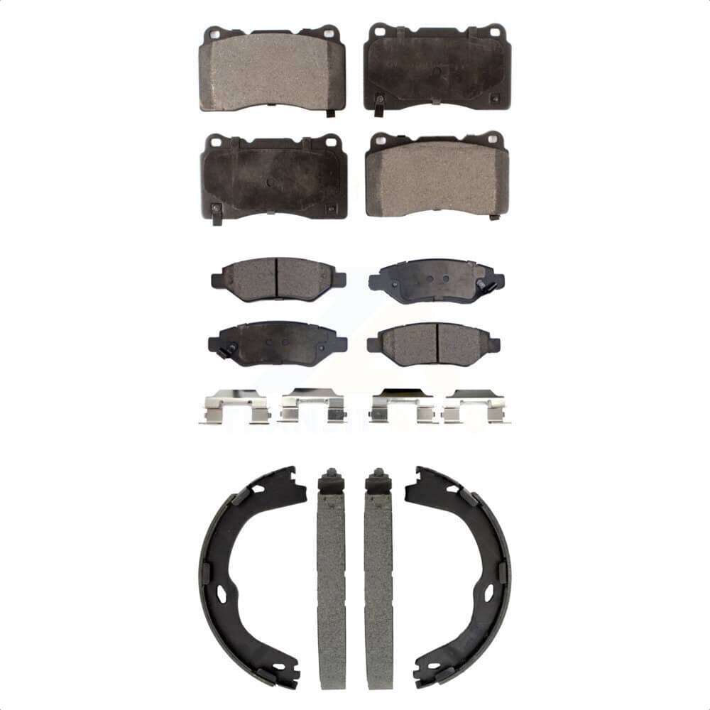 Transit Auto - KTN-100990 - Front and Rear Disc Brake Pad Kits