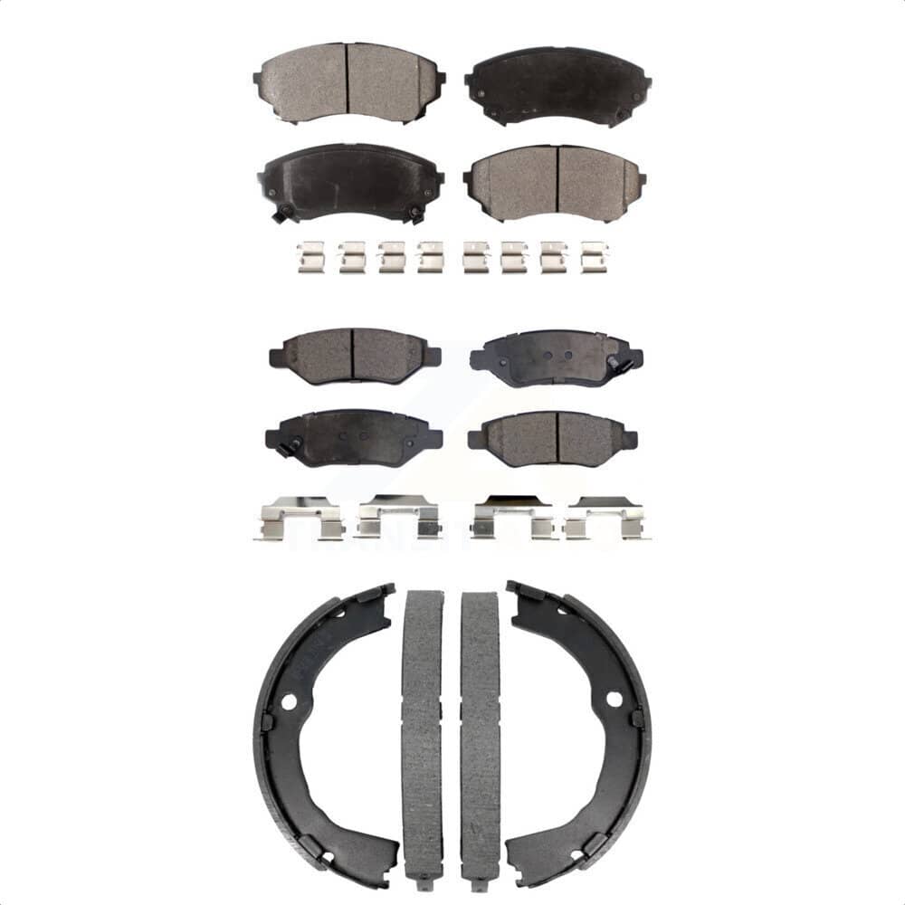 Transit Auto - KTN-100992 - Front and Rear Disc Brake Pad Kits