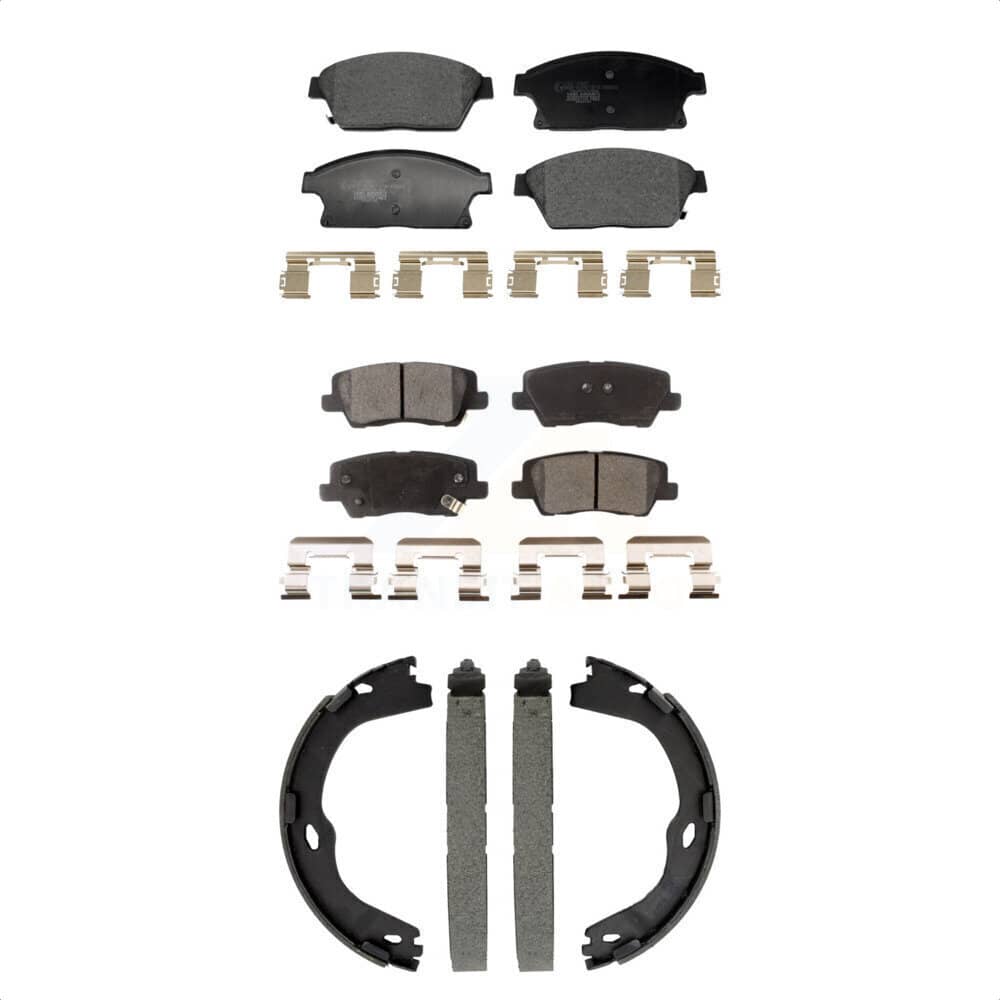 Transit Auto - KTN-100995 - Front and Rear Disc Brake Pad Kits