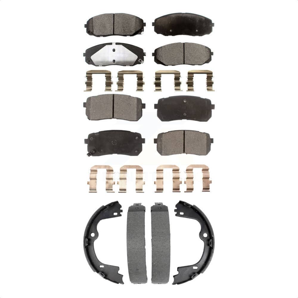 Transit Auto - KTN-100999 - Front and Rear Disc Brake Pad Kits