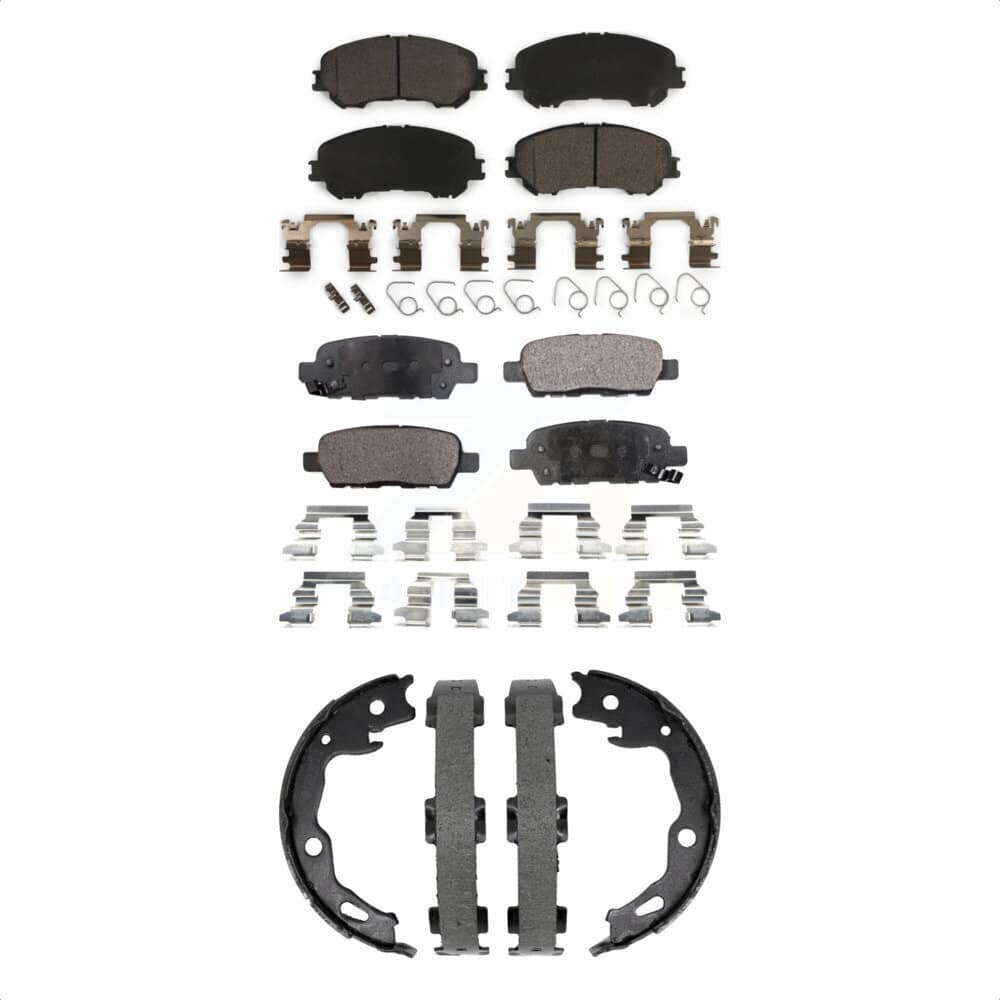 Transit Auto - KTN-101001 - Front and Rear Disc Brake Pad Kits
