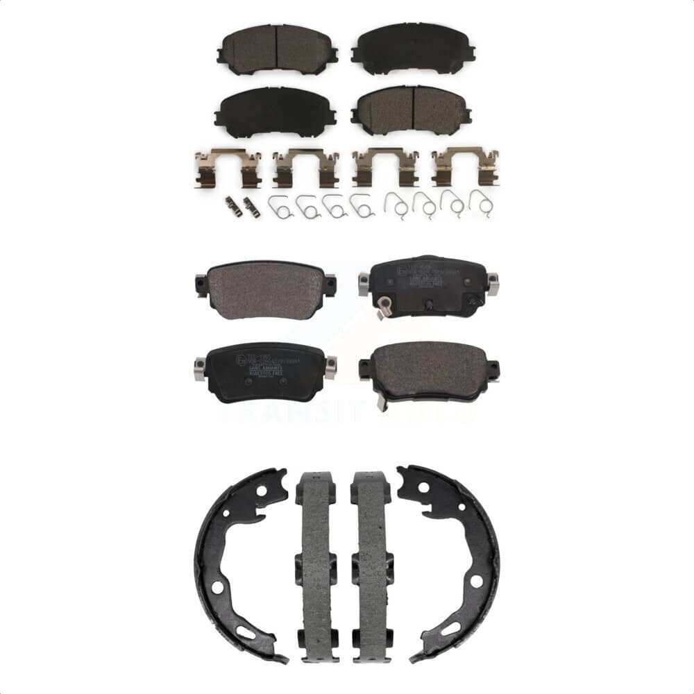 Transit Auto - KTN-101003 - Front and Rear Disc Brake Pad Kits