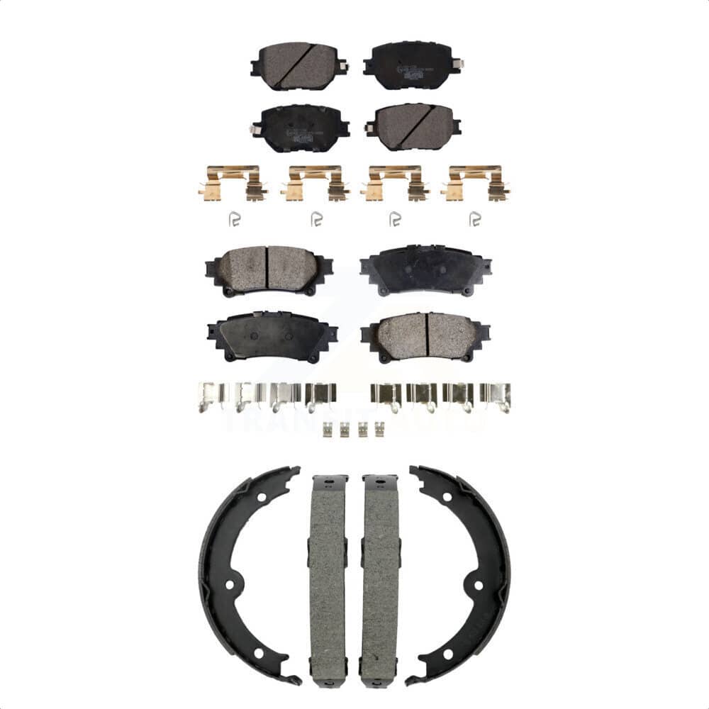 Transit Auto - KTN-101013 - Front and Rear Disc Brake Pad Kits