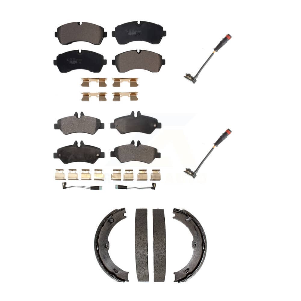 TEC - KTW-101437 - Front and Rear Disc Brake Pad Kits