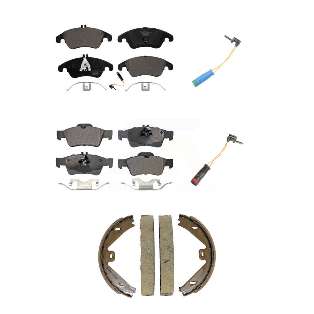 TEC - KTW-101798 - Front and Rear Disc Brake Pad Kits