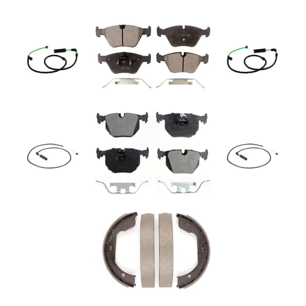 TEC - KTW-101821 - Front and Rear Disc Brake Pad Kits