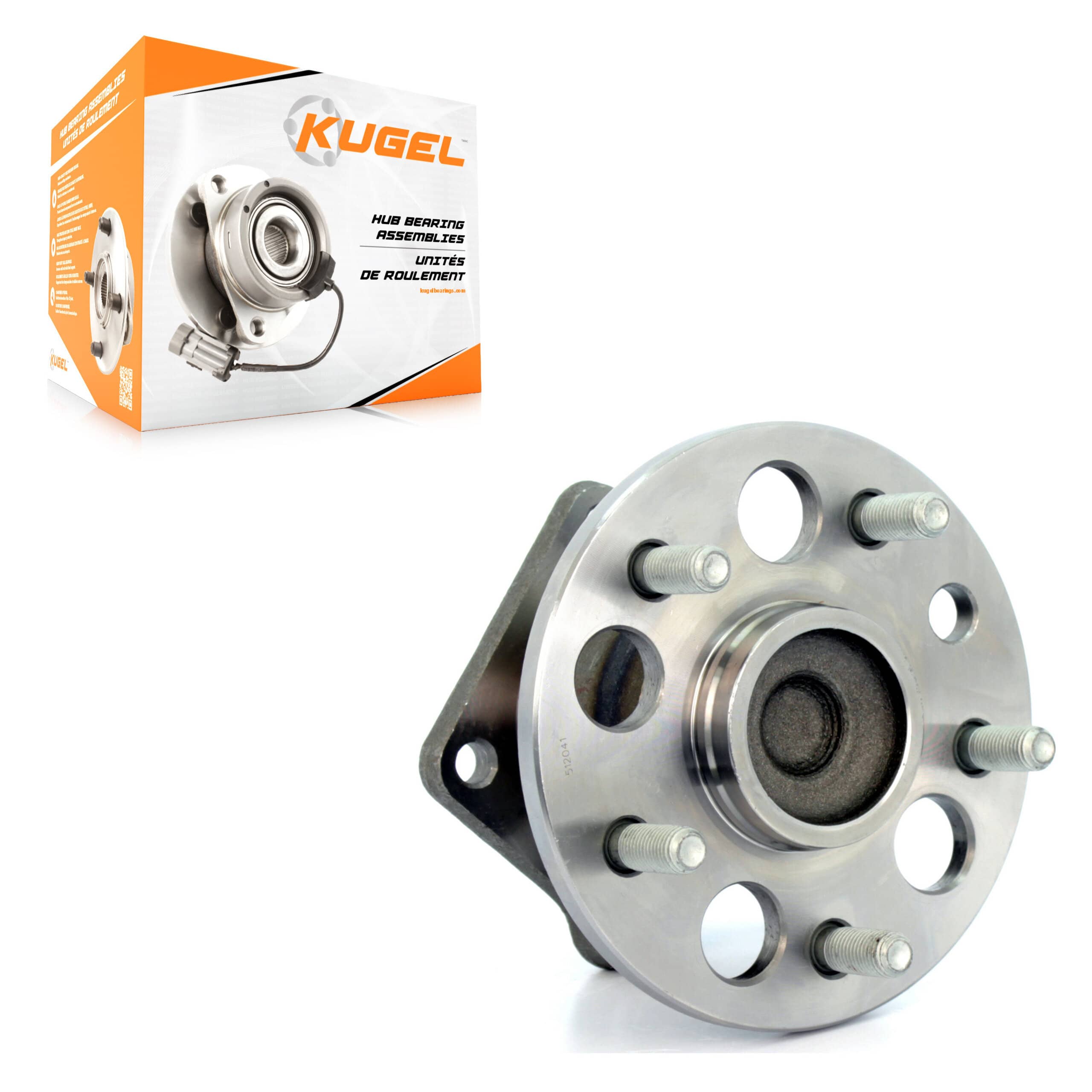 Kugel - 70-512041 - Rear Wheel Bearing and Hub Assembly