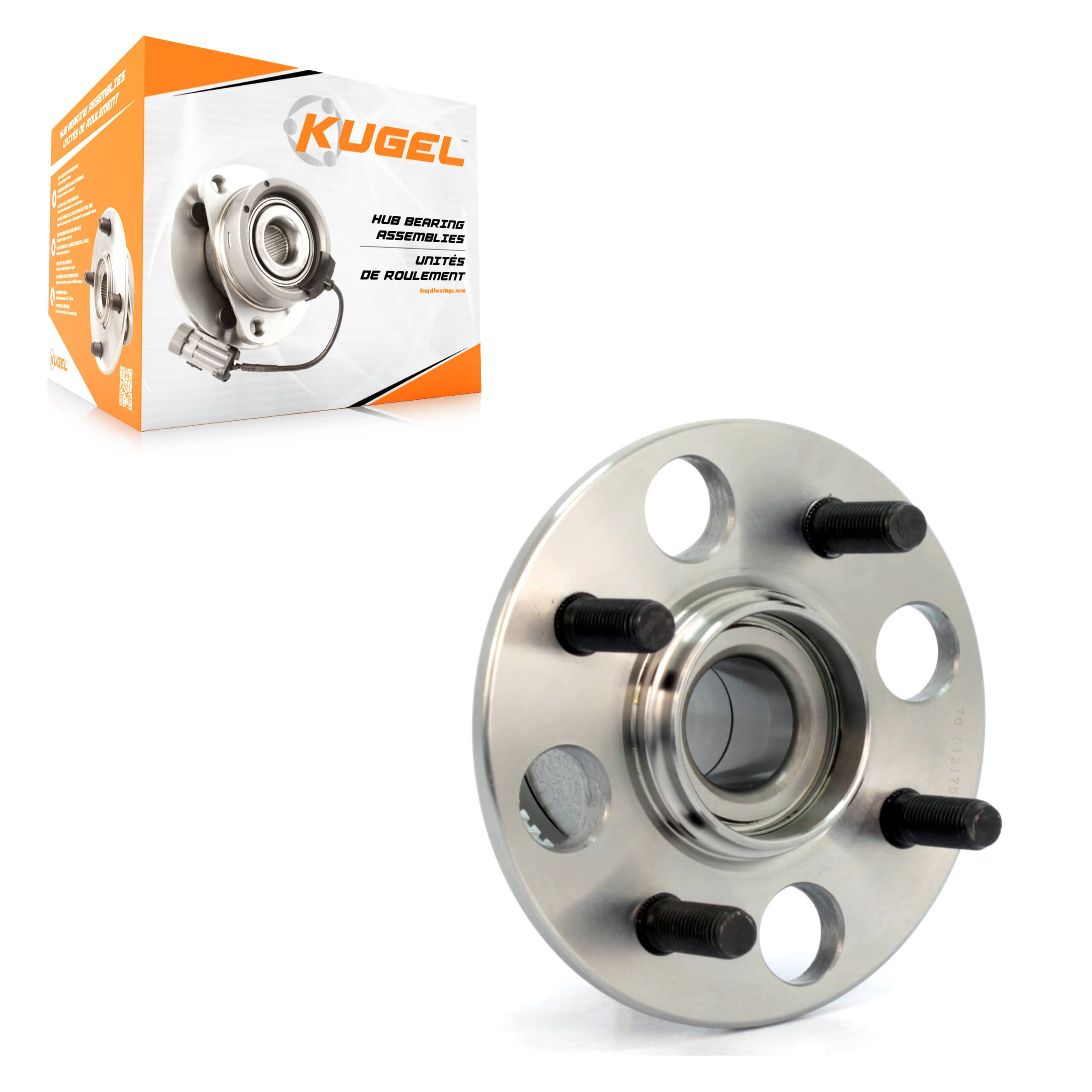 Kugel - 70-512175 - Rear Wheel Bearing and Hub Assembly