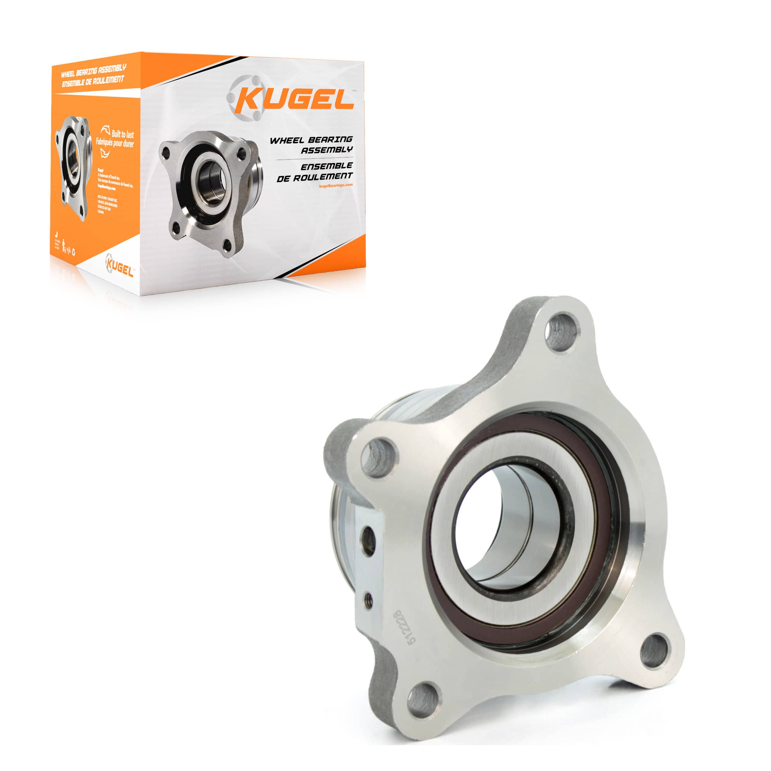Kugel - 70-512228 - Rear Right Wheel Bearing Assembly