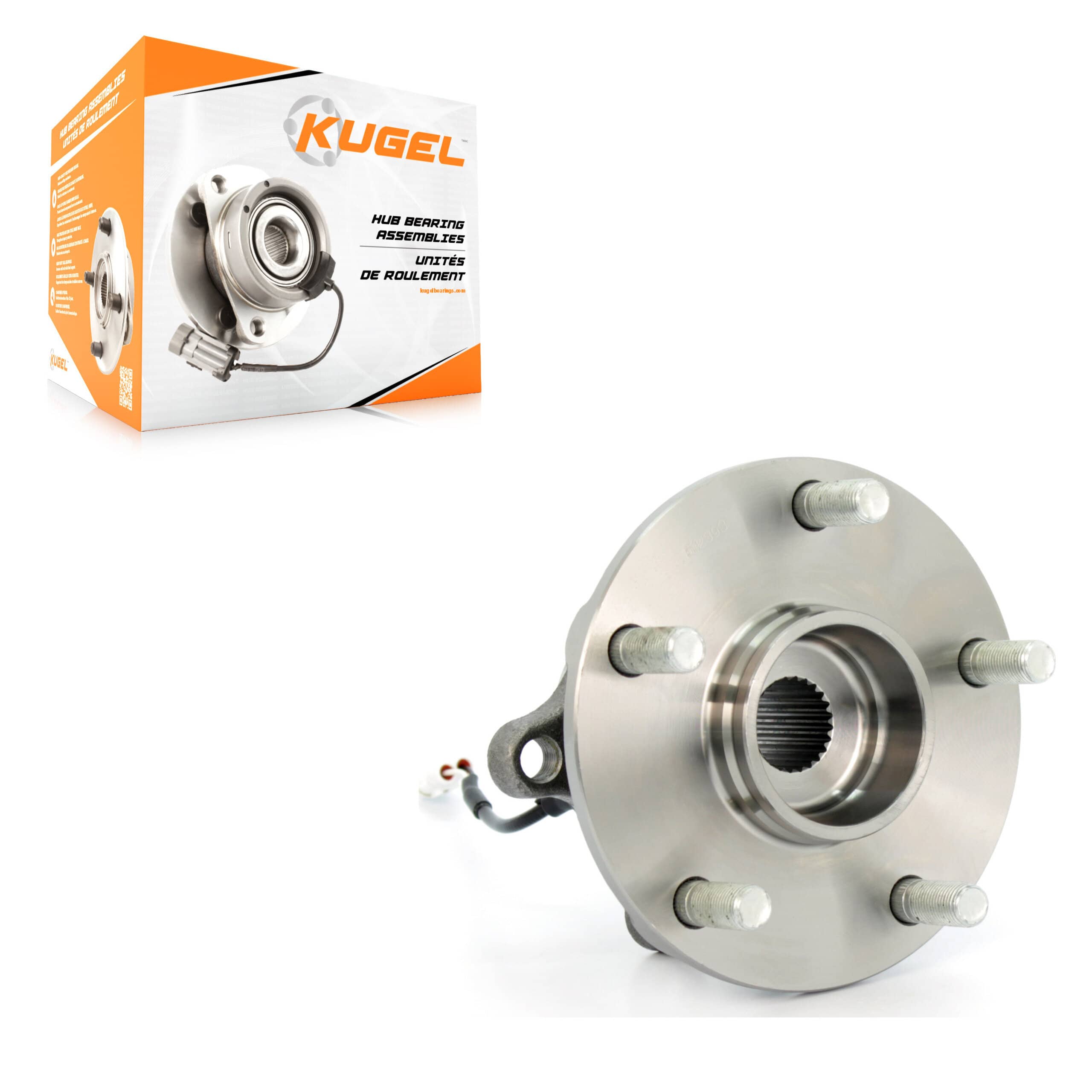 Kugel - 70-512393 - Rear Wheel Bearing and Hub Assembly