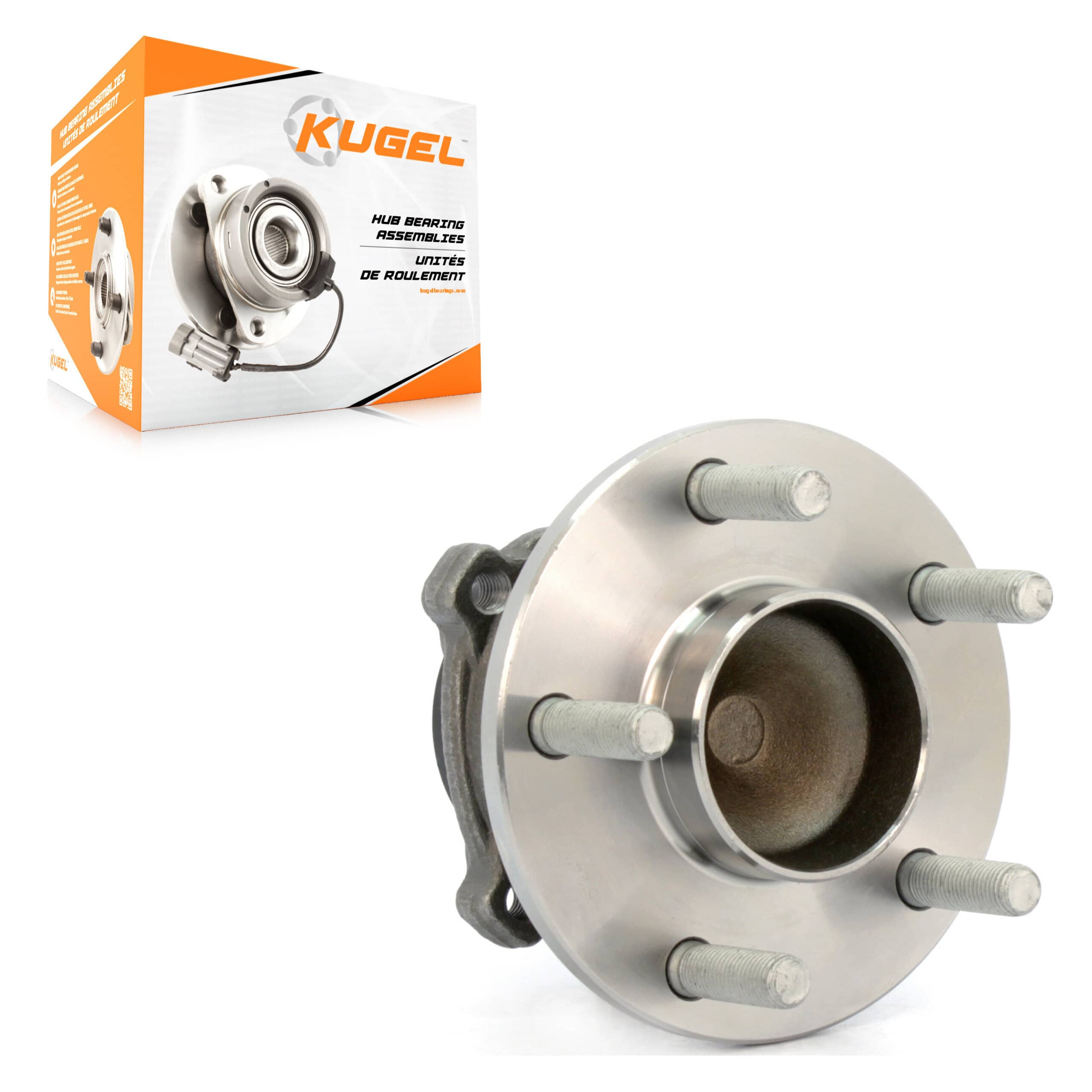 Kugel - 70-512411 - Rear Wheel Bearing and Hub Assembly