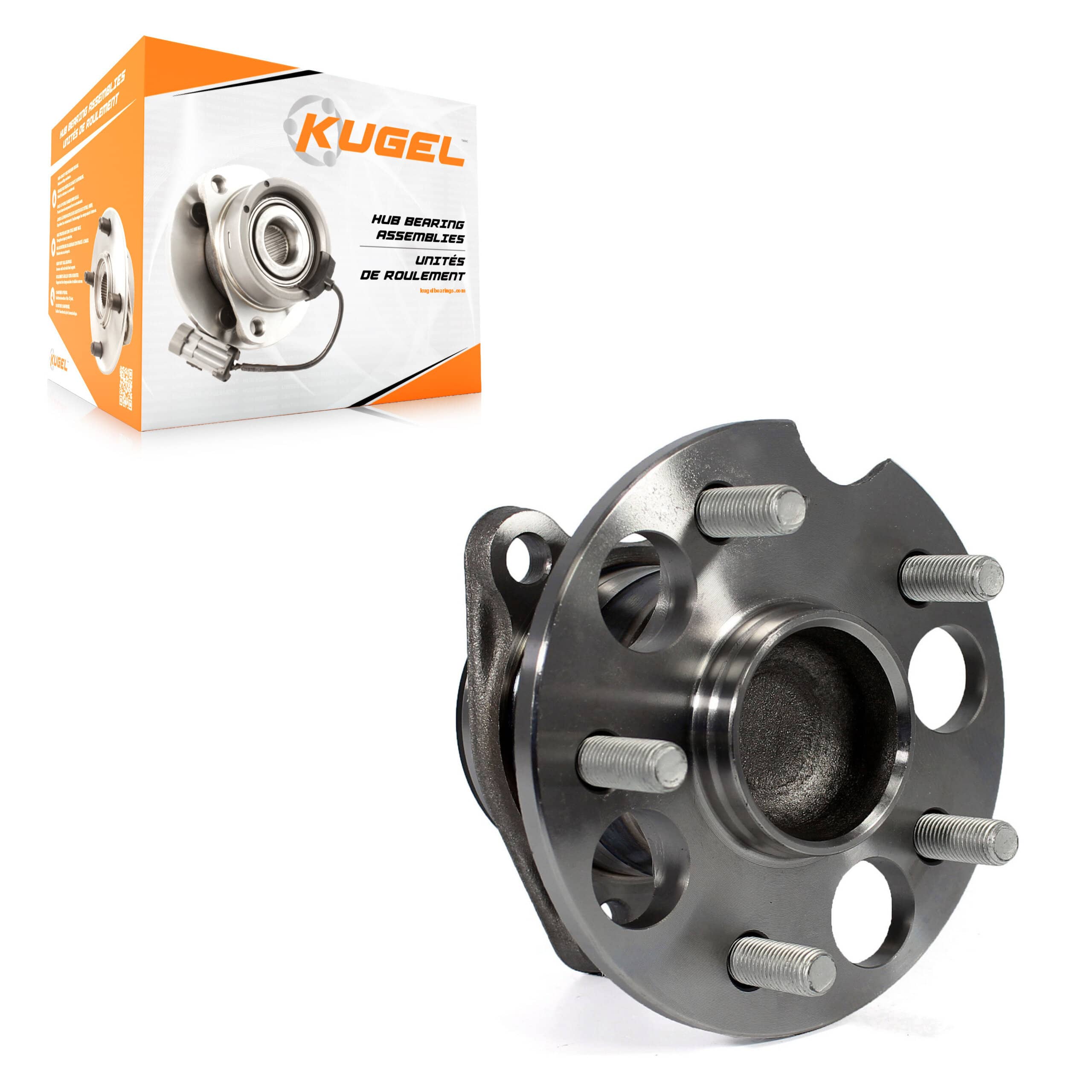 Kugel - 70-512421 - Rear Left Wheel Bearing and Hub Assembly