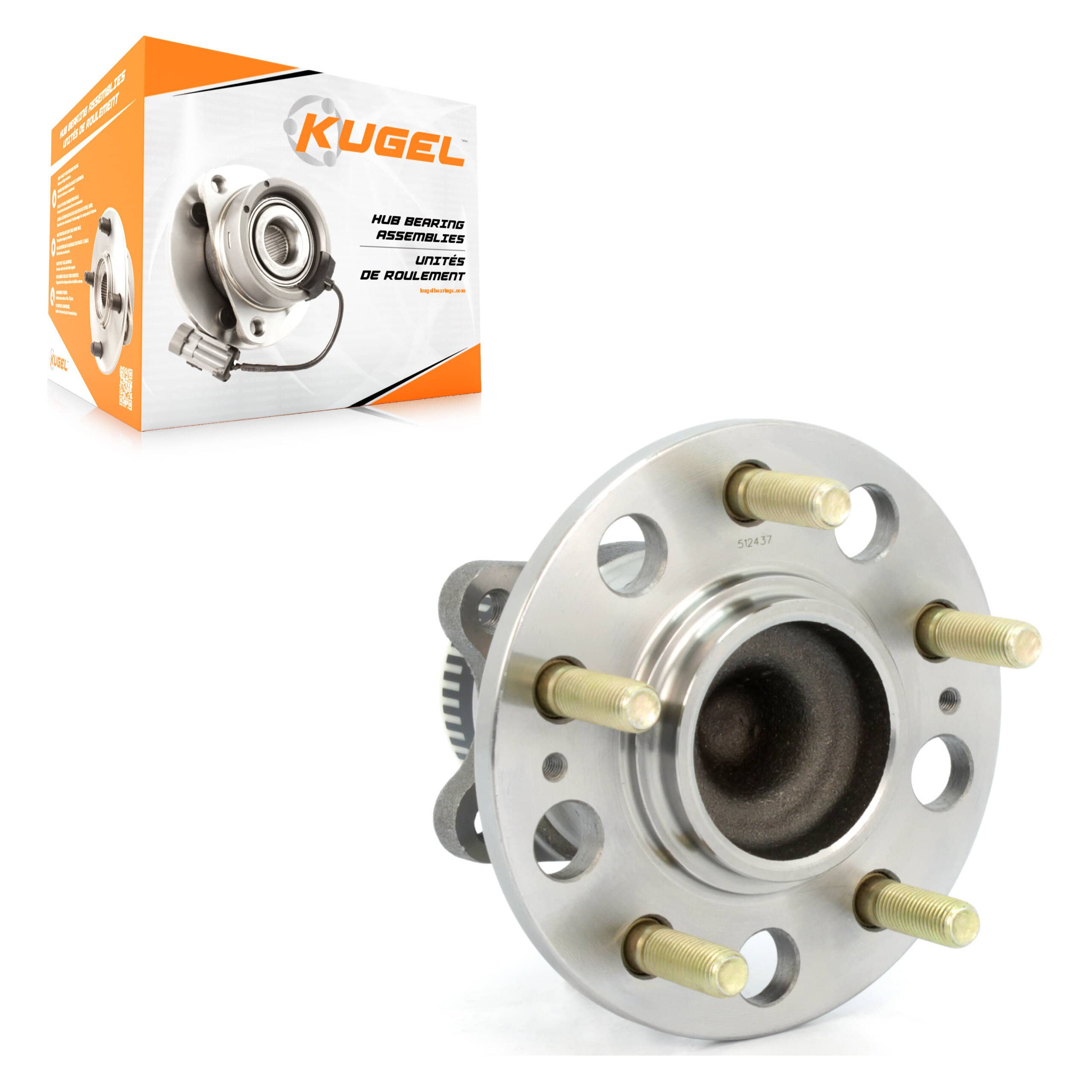 Kugel - 70-512437 - Rear Wheel Bearing and Hub Assembly