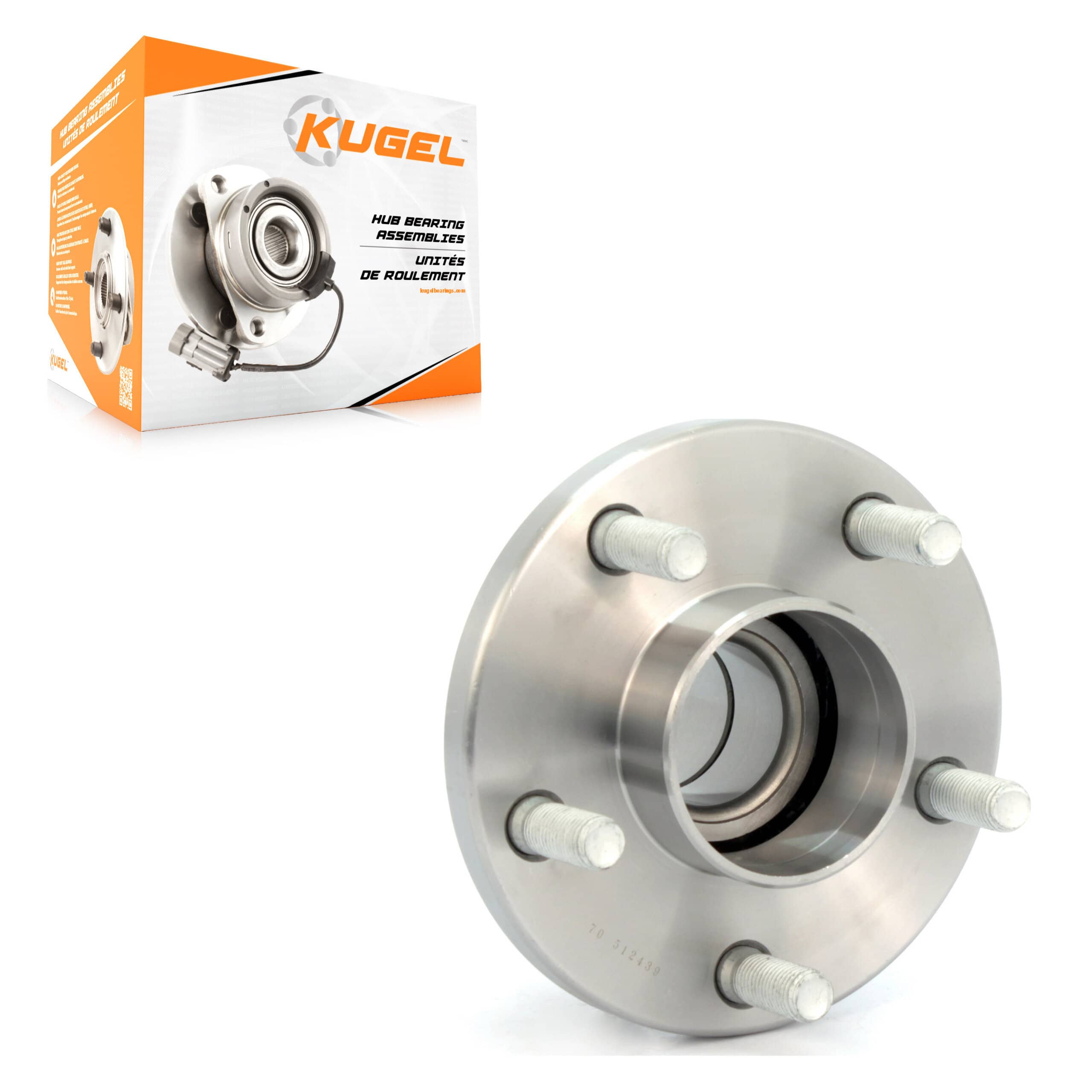 Kugel - 70-512439 - Rear Wheel Bearing and Hub Assembly