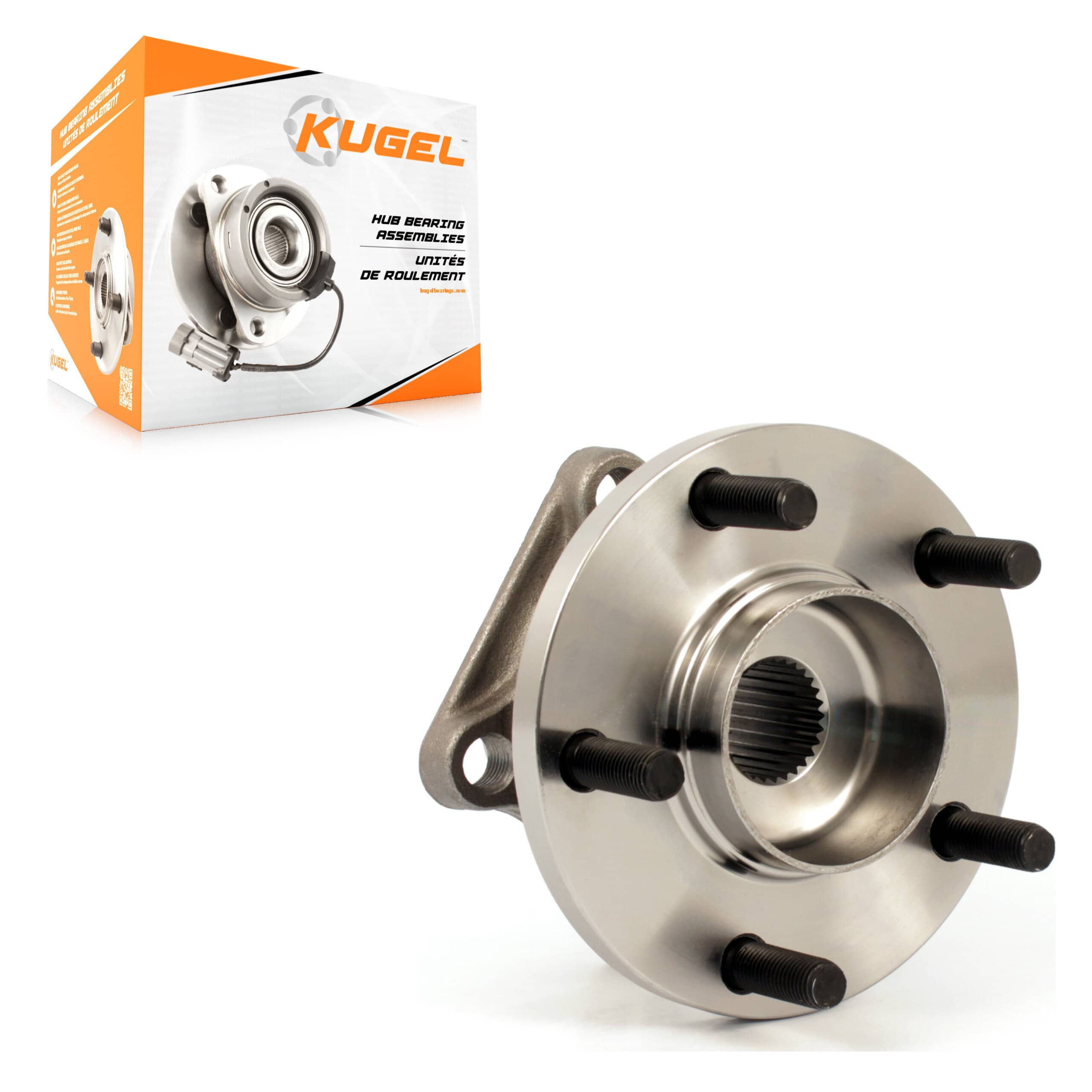 Kugel - 70-512449 - Rear Wheel Bearing and Hub Assembly