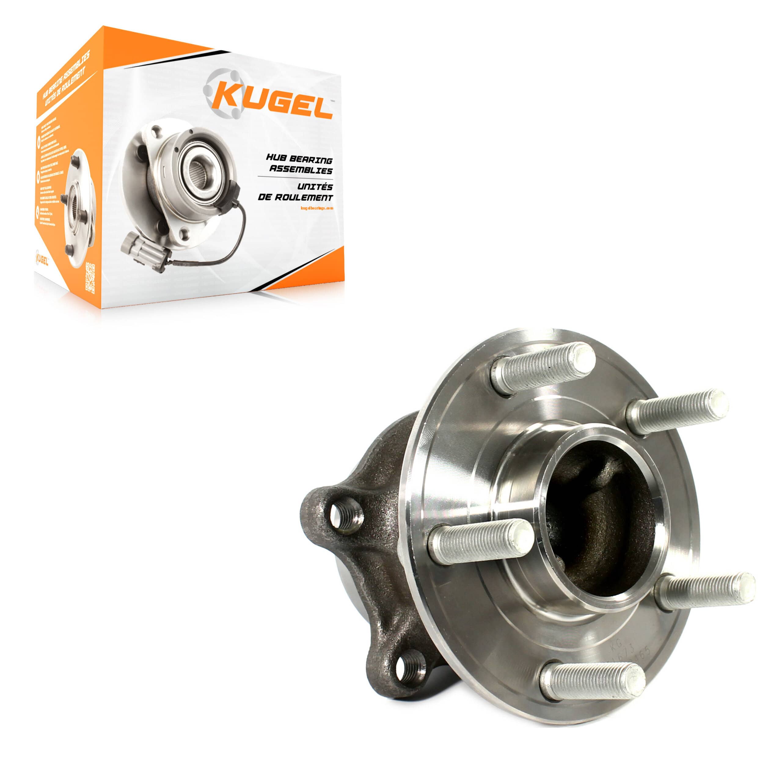 Kugel - 70-512465 - Rear Wheel Bearing and Hub Assembly