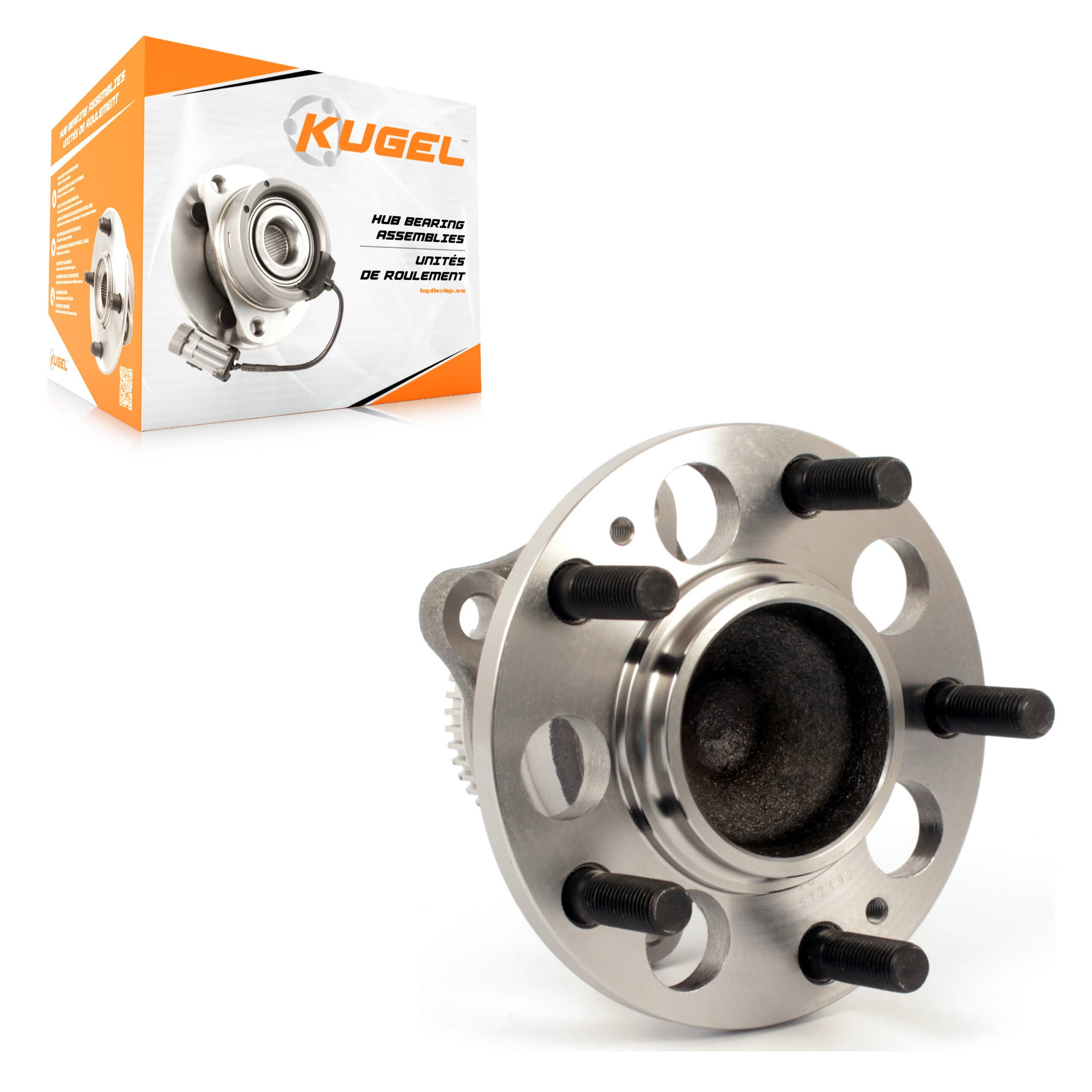 Kugel - 70-512492 - Rear Wheel Bearing and Hub Assembly