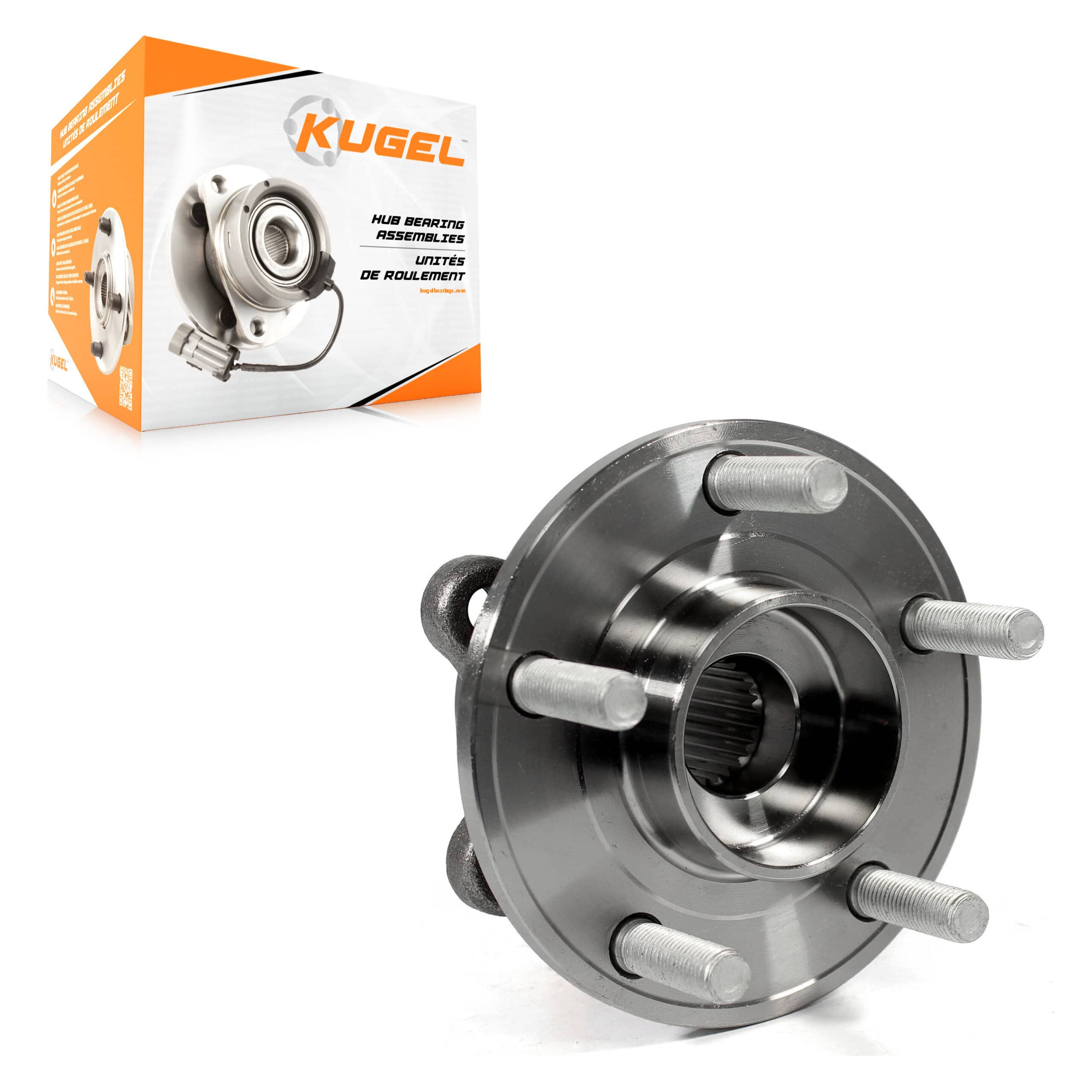 Kugel - 70-512498 - Front Wheel Bearing and Hub Assembly