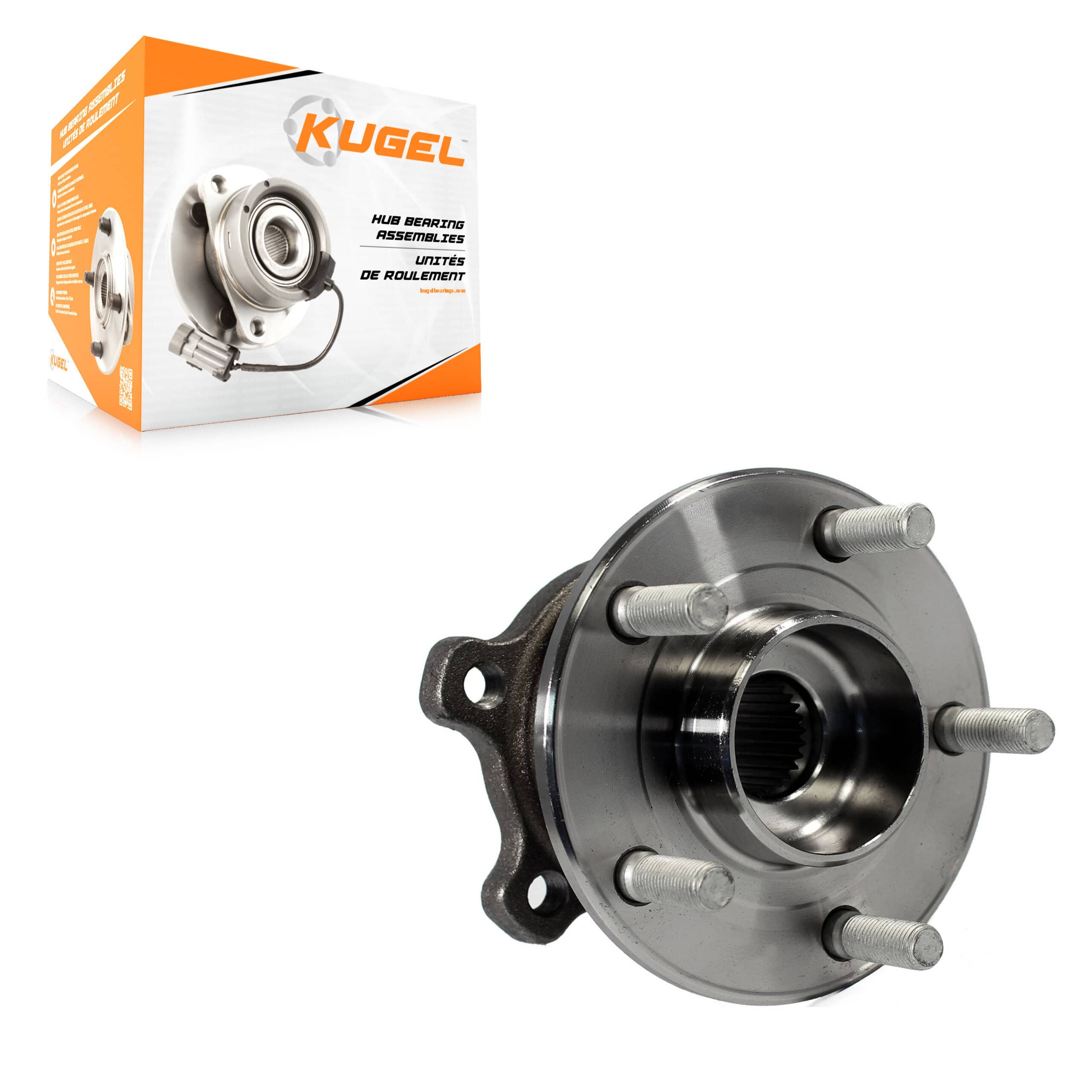 Kugel - 70-512500 - Rear Wheel Bearing and Hub Assembly