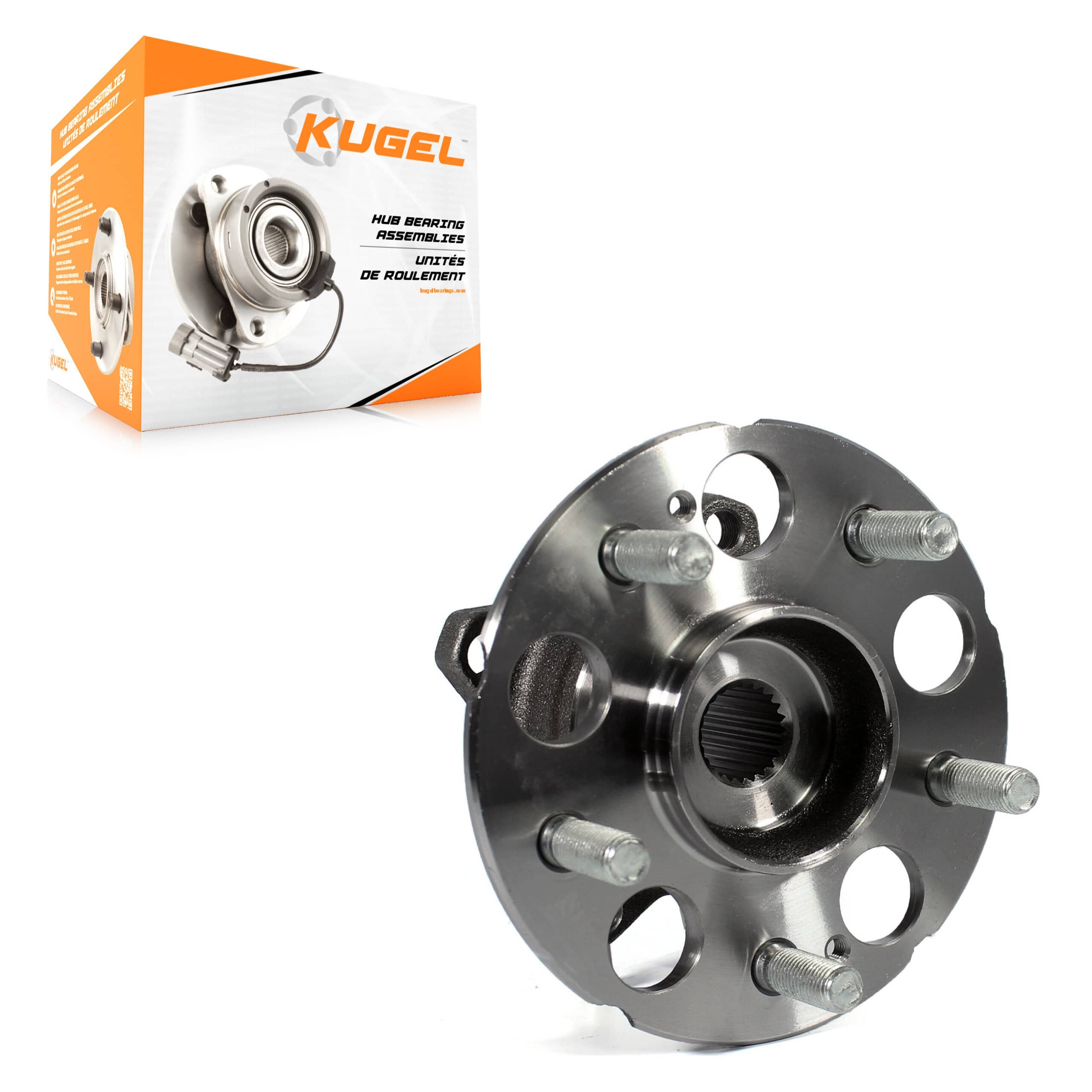 Kugel - 70-512501 - Rear Wheel Bearing and Hub Assembly