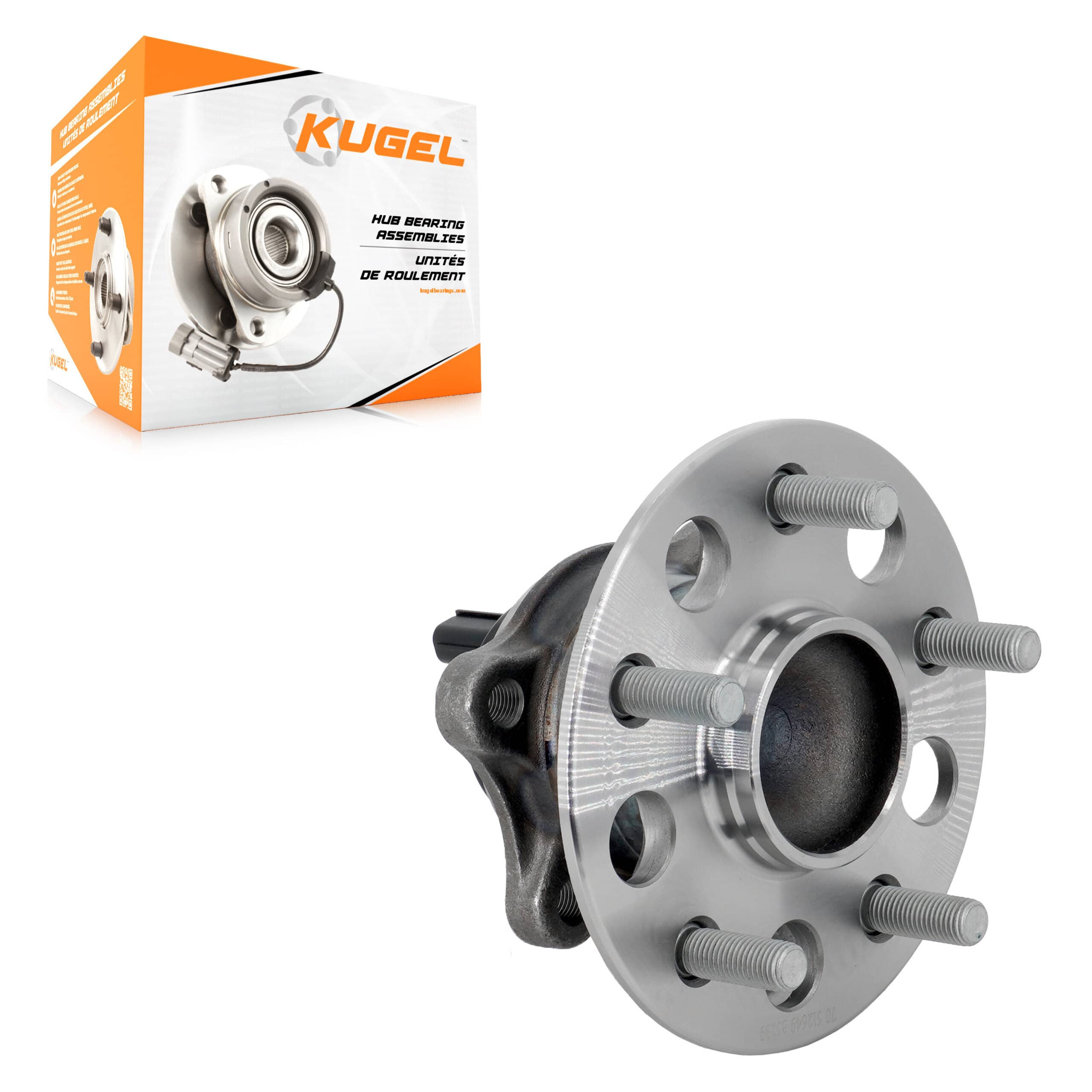 Kugel - 70-512649 - Rear Wheel Bearing and Hub Assembly
