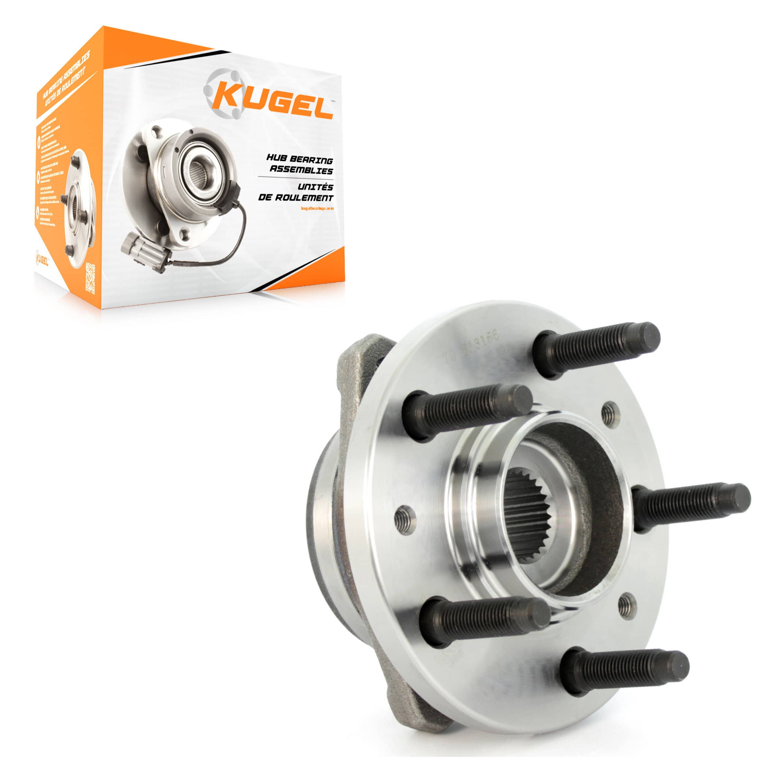Kugel - 70-513156 - Front Wheel Bearing and Hub Assembly