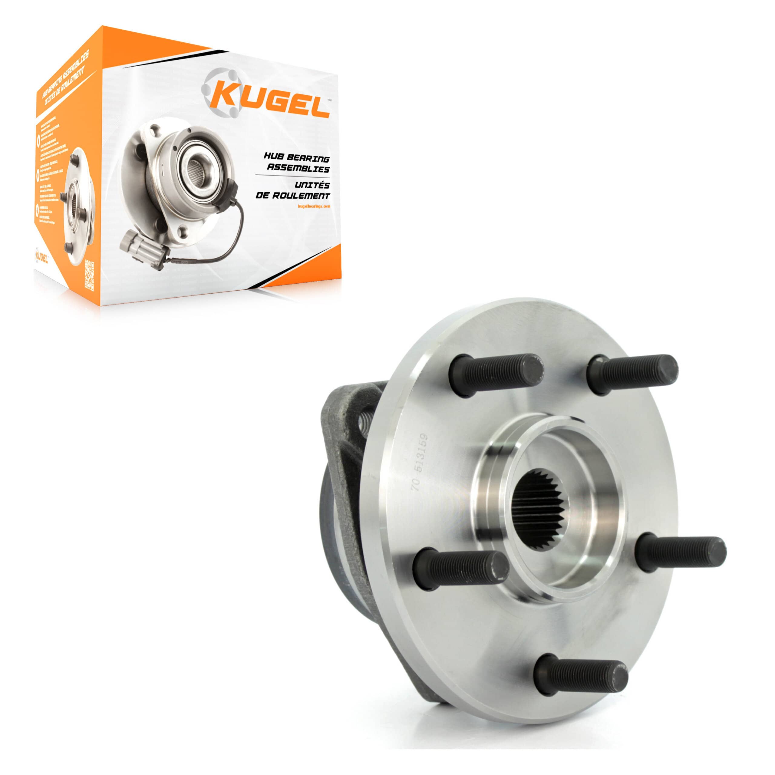 Kugel - 70-513159 - Front Wheel Bearing and Hub Assembly