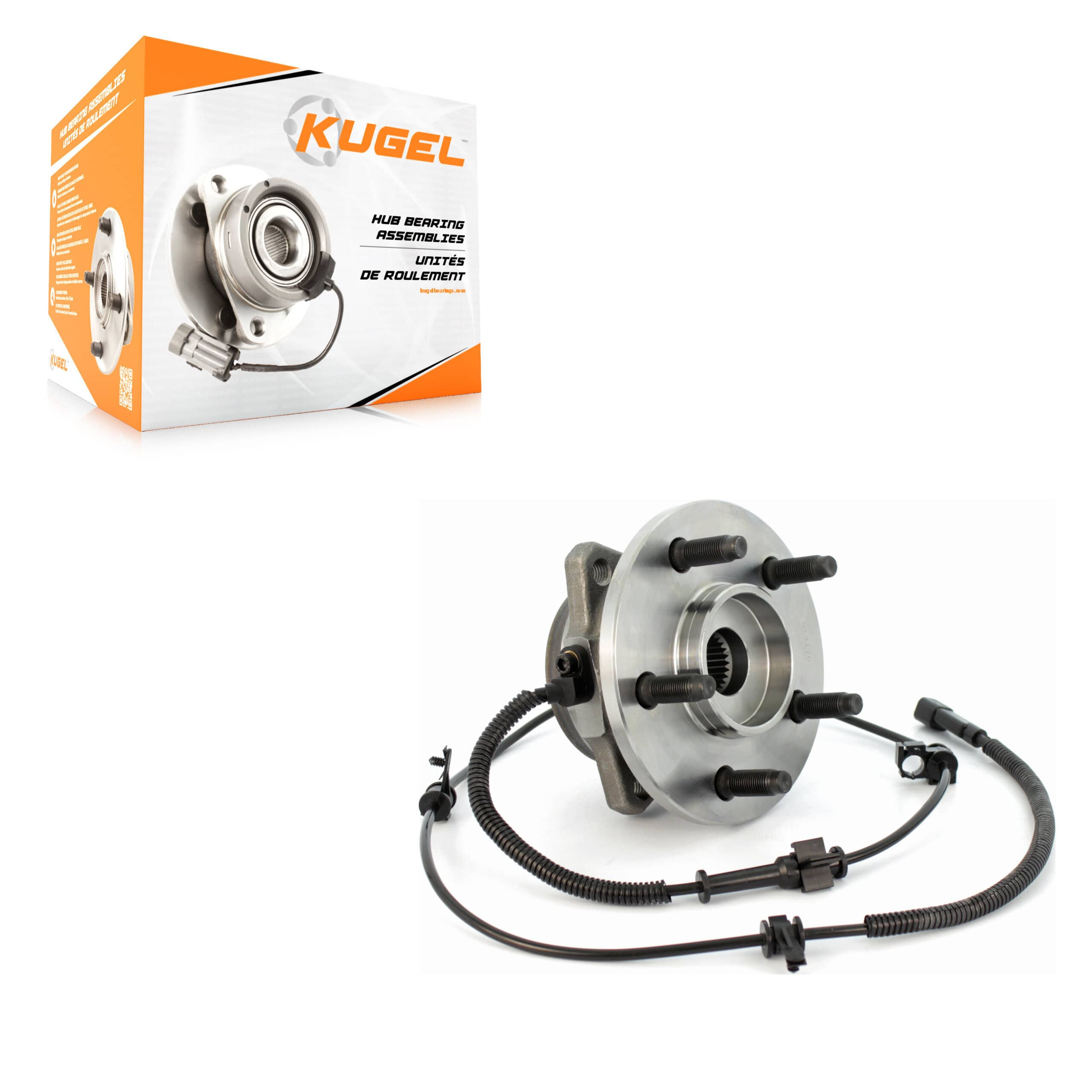 Kugel - 70-513176 - Front Left Wheel Bearing and Hub Assembly