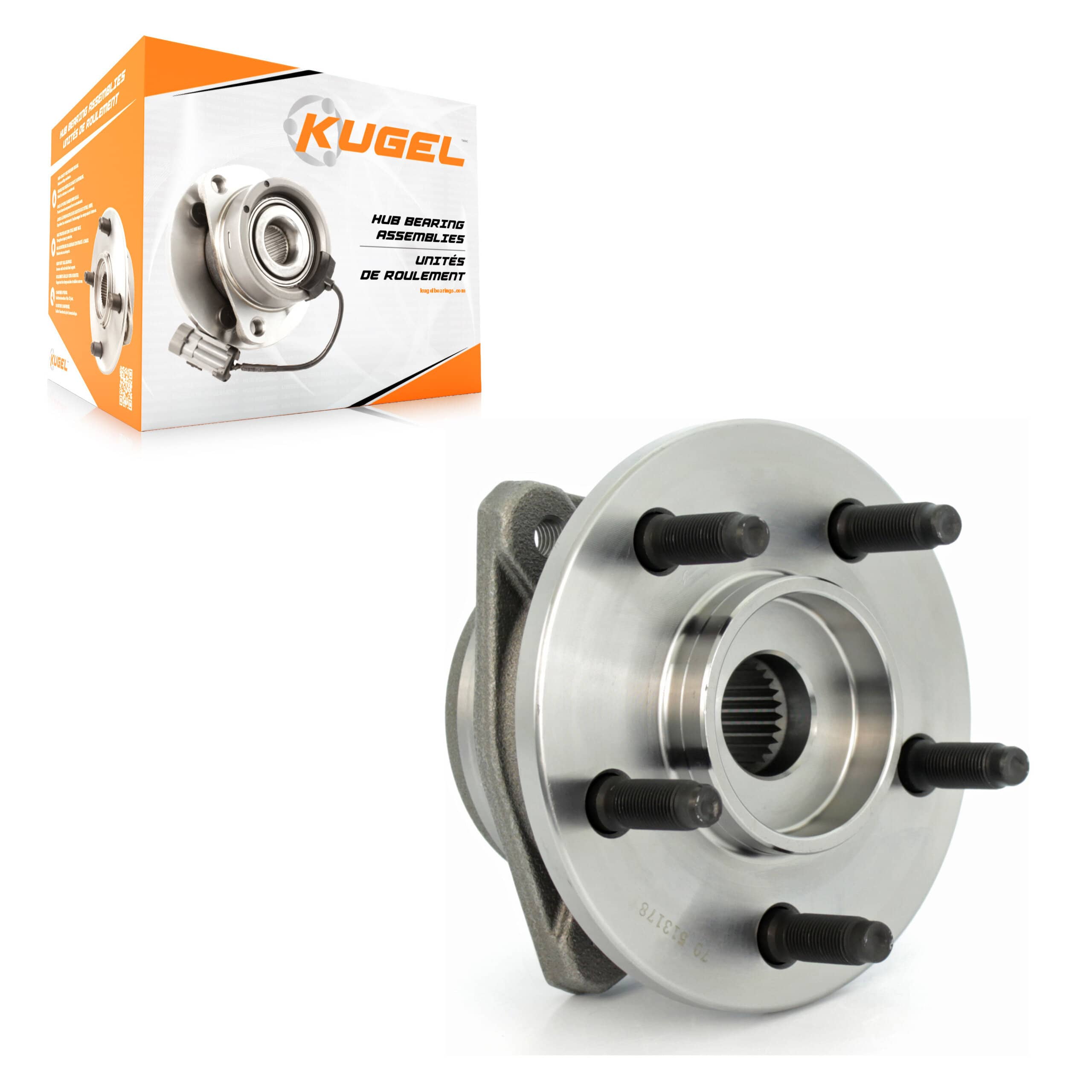 Kugel - 70-513178 - Front Wheel Bearing and Hub Assembly