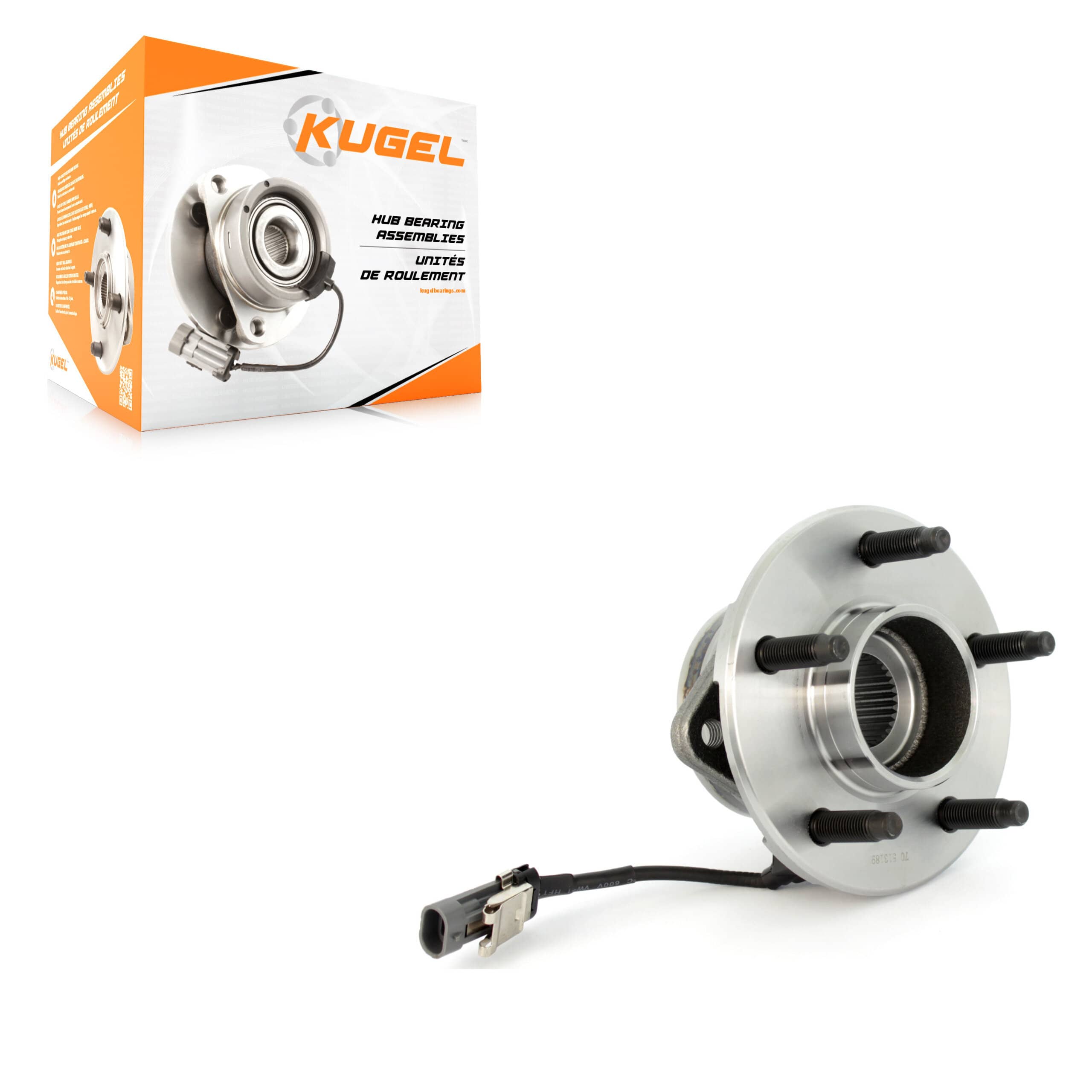 Kugel - 70-513189 - Front Wheel Bearing and Hub Assembly