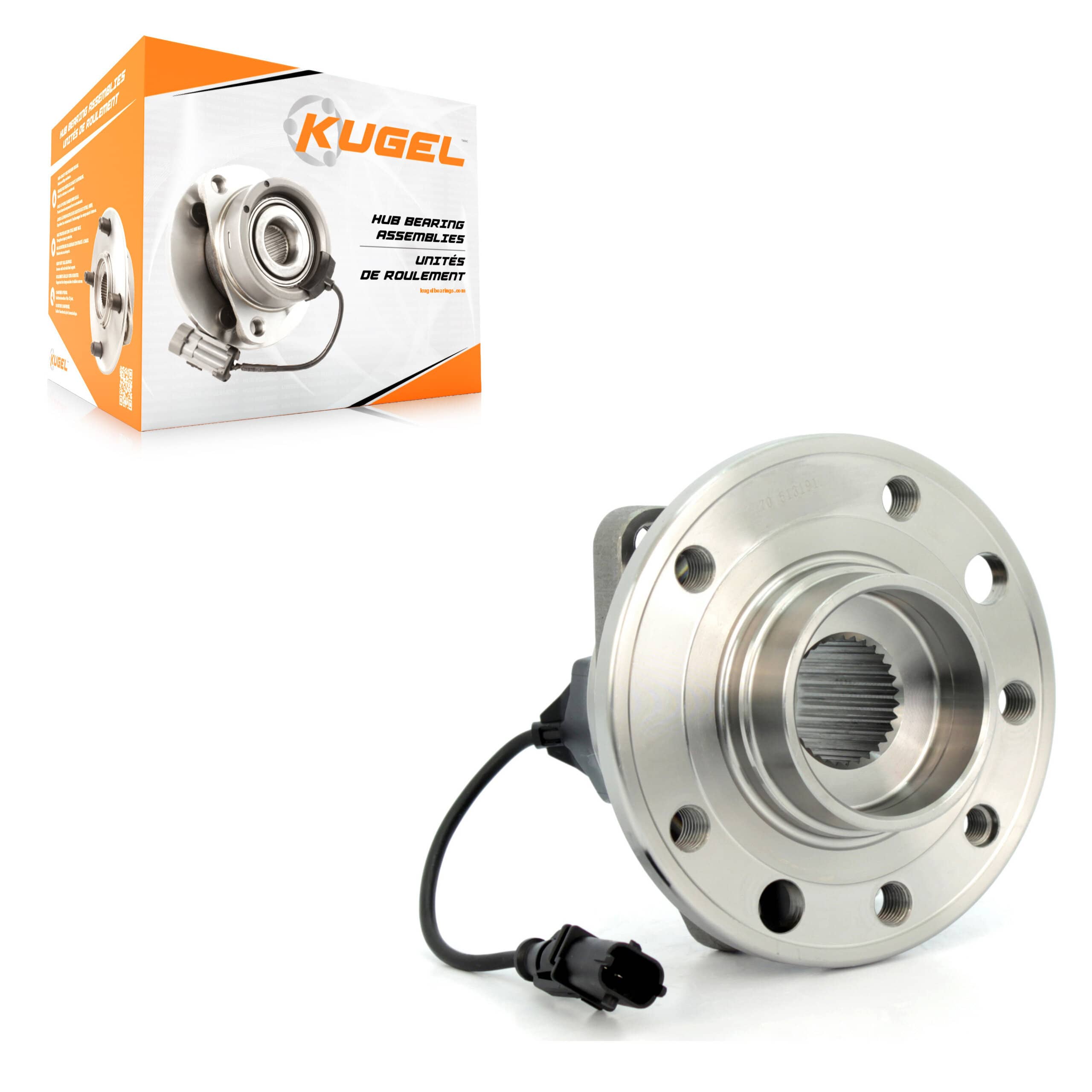 Kugel - 70-513191 - Front Wheel Bearing and Hub Assembly