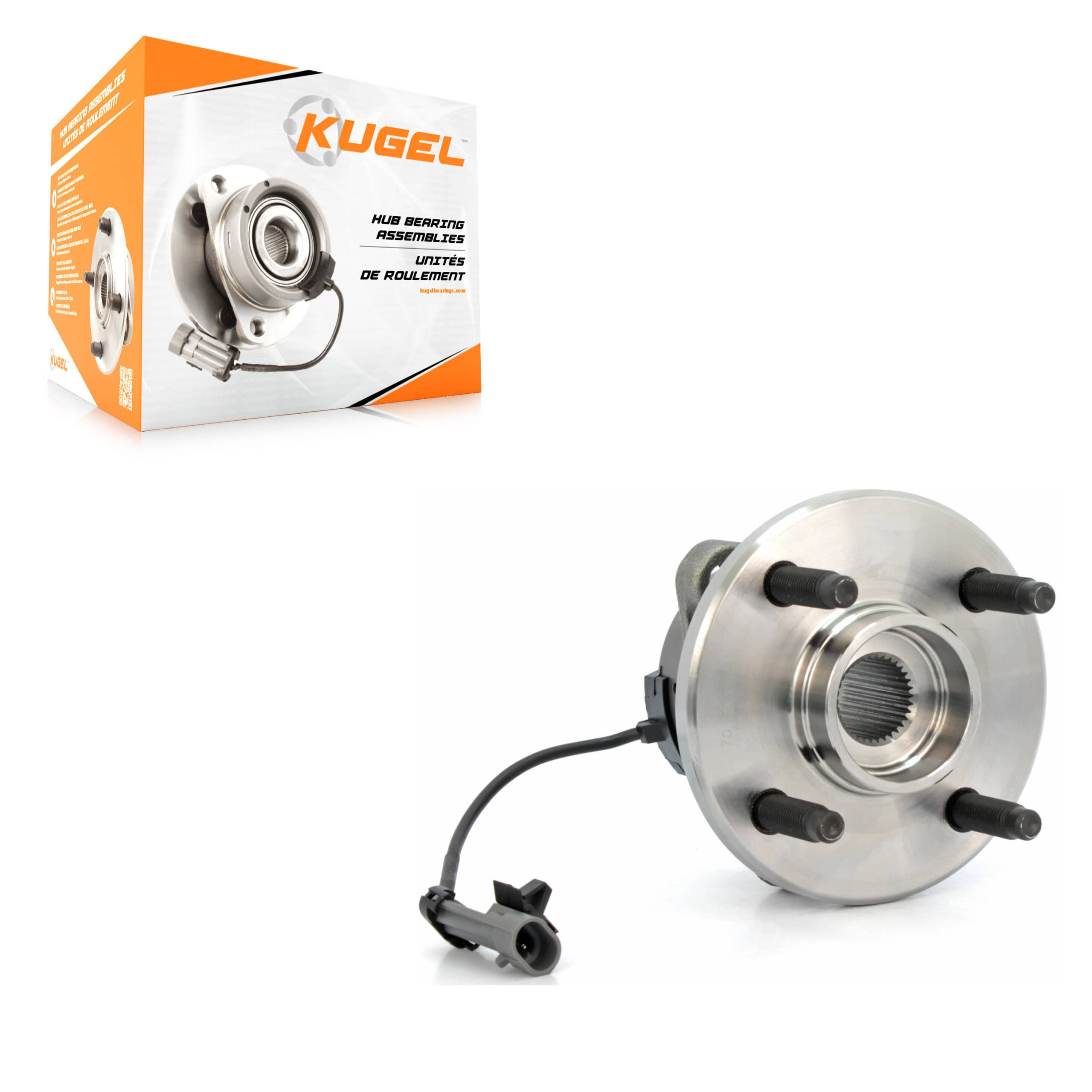 Kugel - 70-513204 - Front Wheel Bearing and Hub Assembly