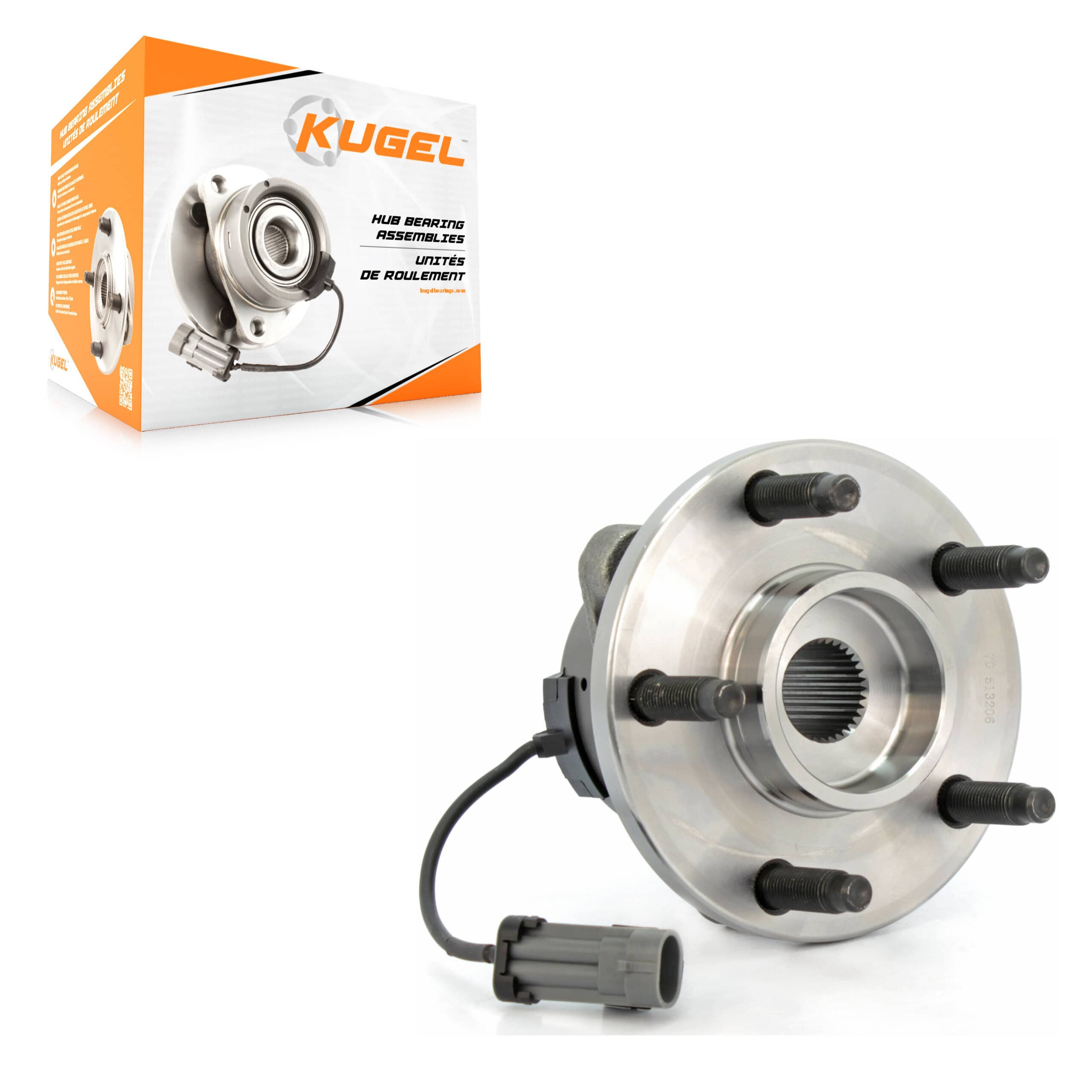 Kugel - 70-513206 - Front Wheel Bearing and Hub Assembly