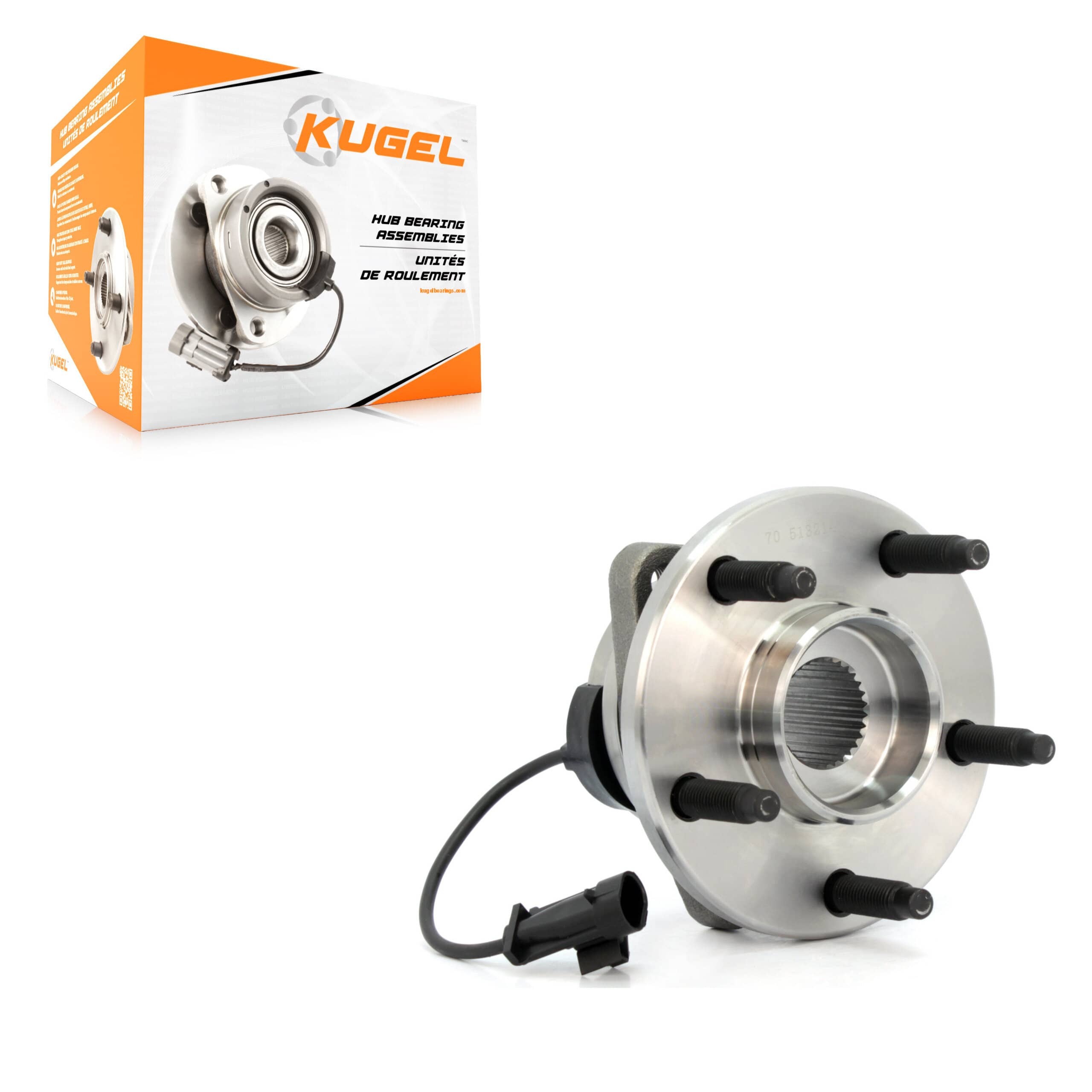 Kugel - 70-513214 - Front Wheel Bearing and Hub Assembly