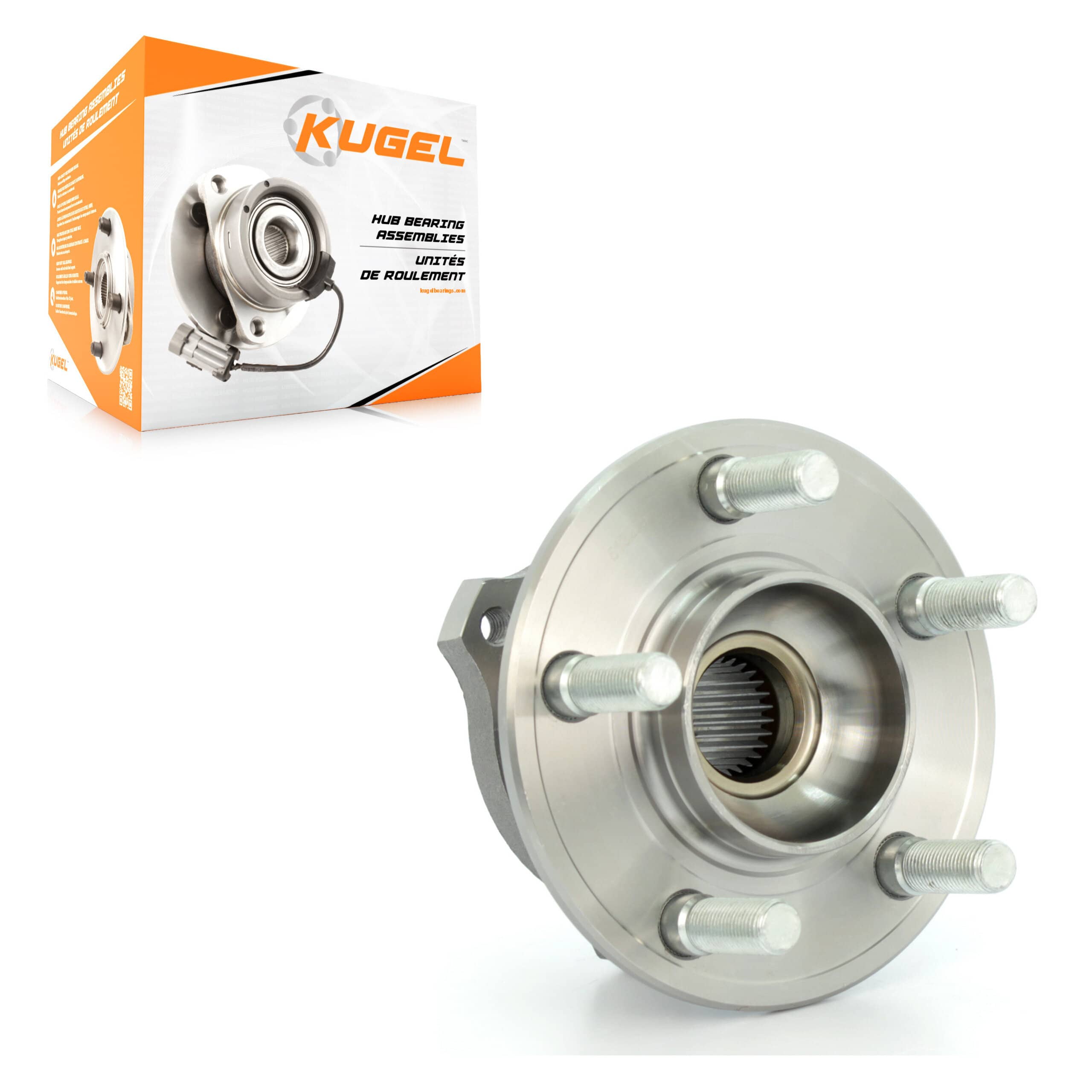 Kugel - 70-513225 - Front Wheel Bearing and Hub Assembly