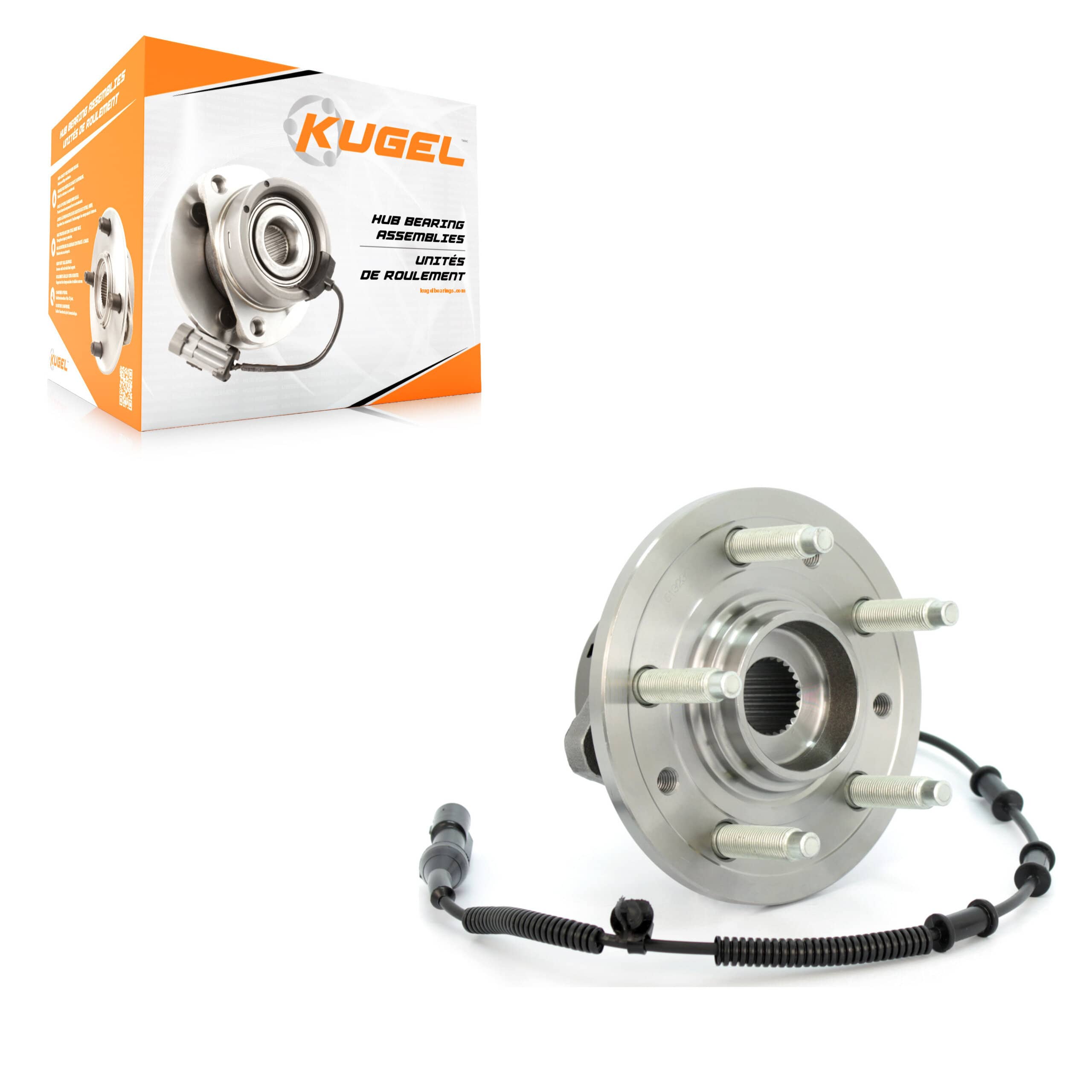 Kugel - 70-513232 - Front Left Wheel Bearing and Hub Assembly