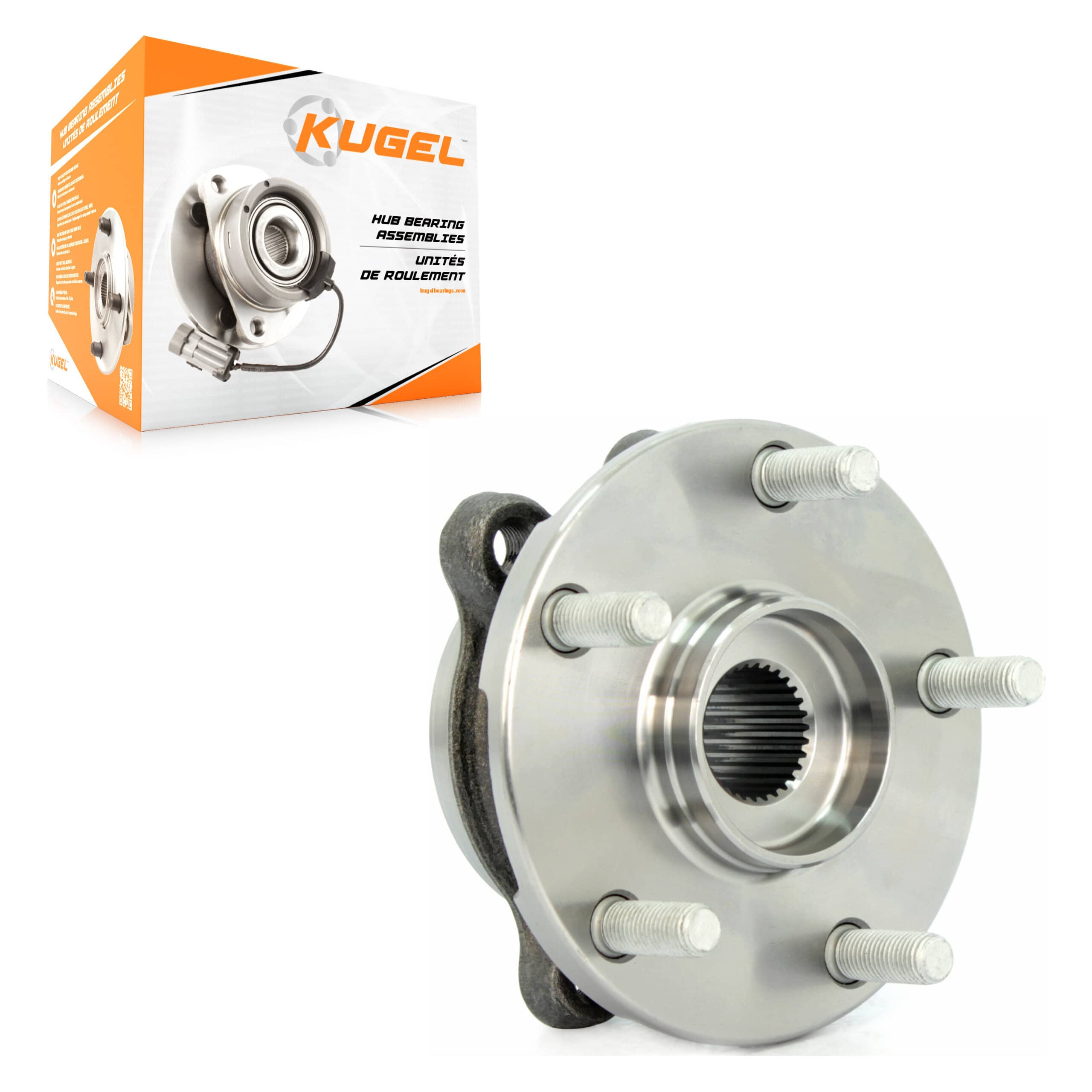 Kugel - 70-513258 - Front Wheel Bearing and Hub Assembly