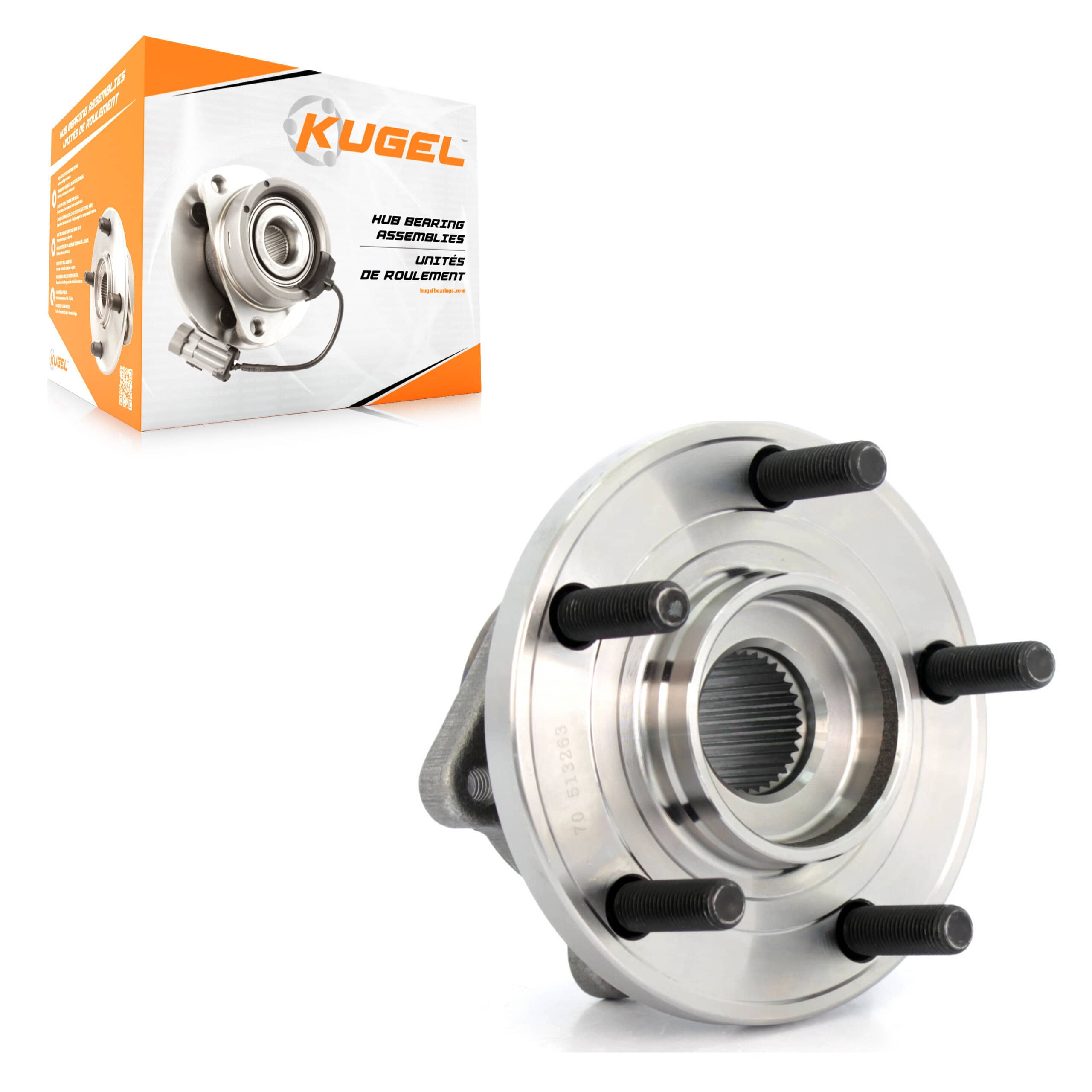 Kugel - 70-513263 - Front Wheel Bearing and Hub Assembly