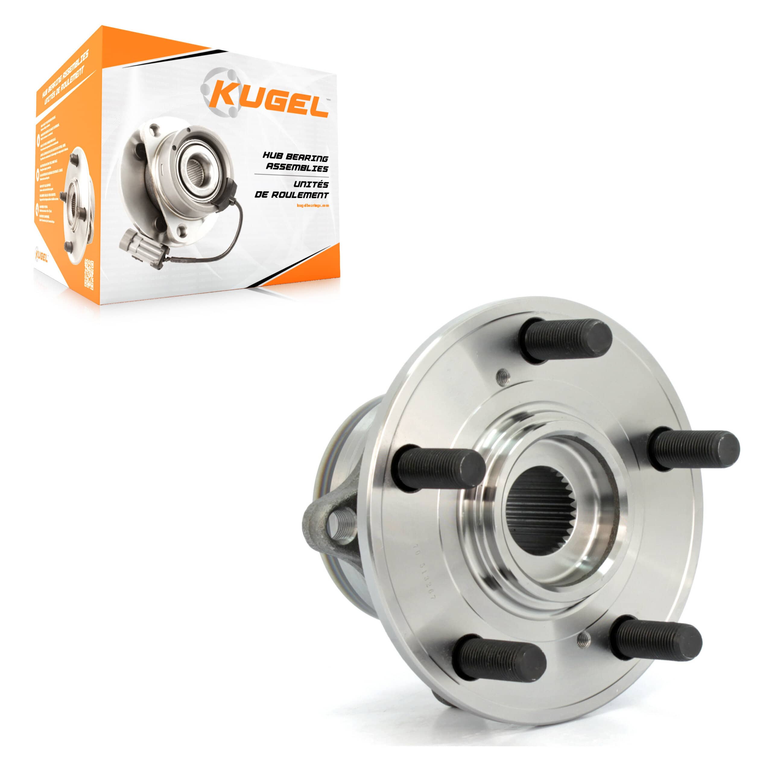 Kugel - 70-513267 - Front Wheel Bearing and Hub Assembly