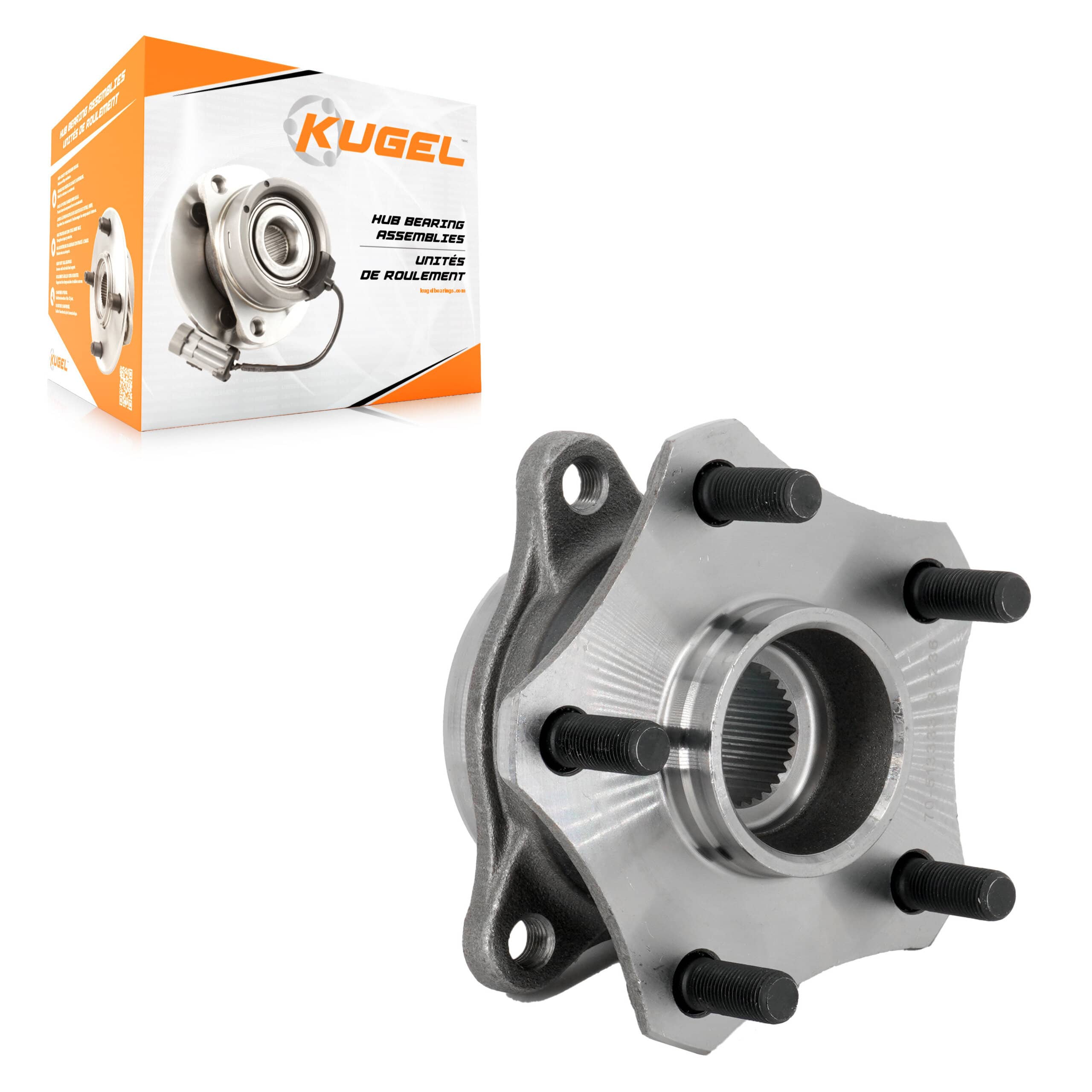 Kugel - 70-513333 - Front Wheel Bearing and Hub Assembly