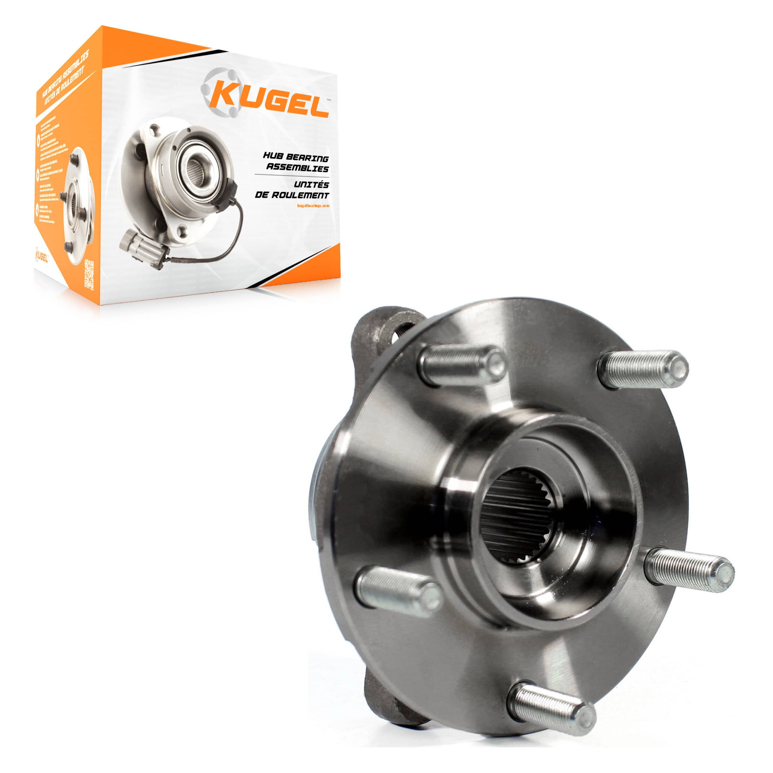 Kugel - 70-513335 - Front Wheel Bearing and Hub Assembly