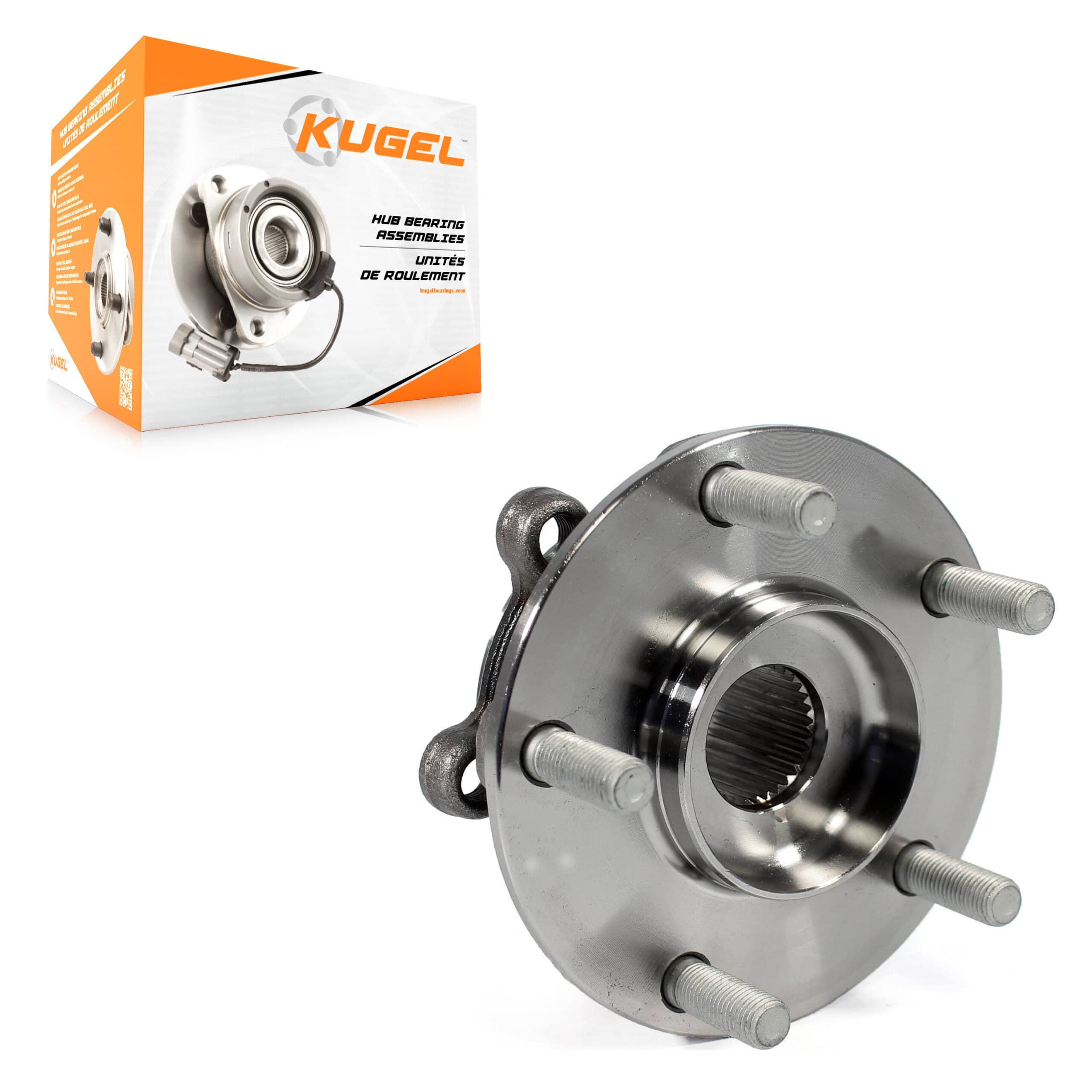 Kugel - 70-513347 - Front Wheel Bearing and Hub Assembly