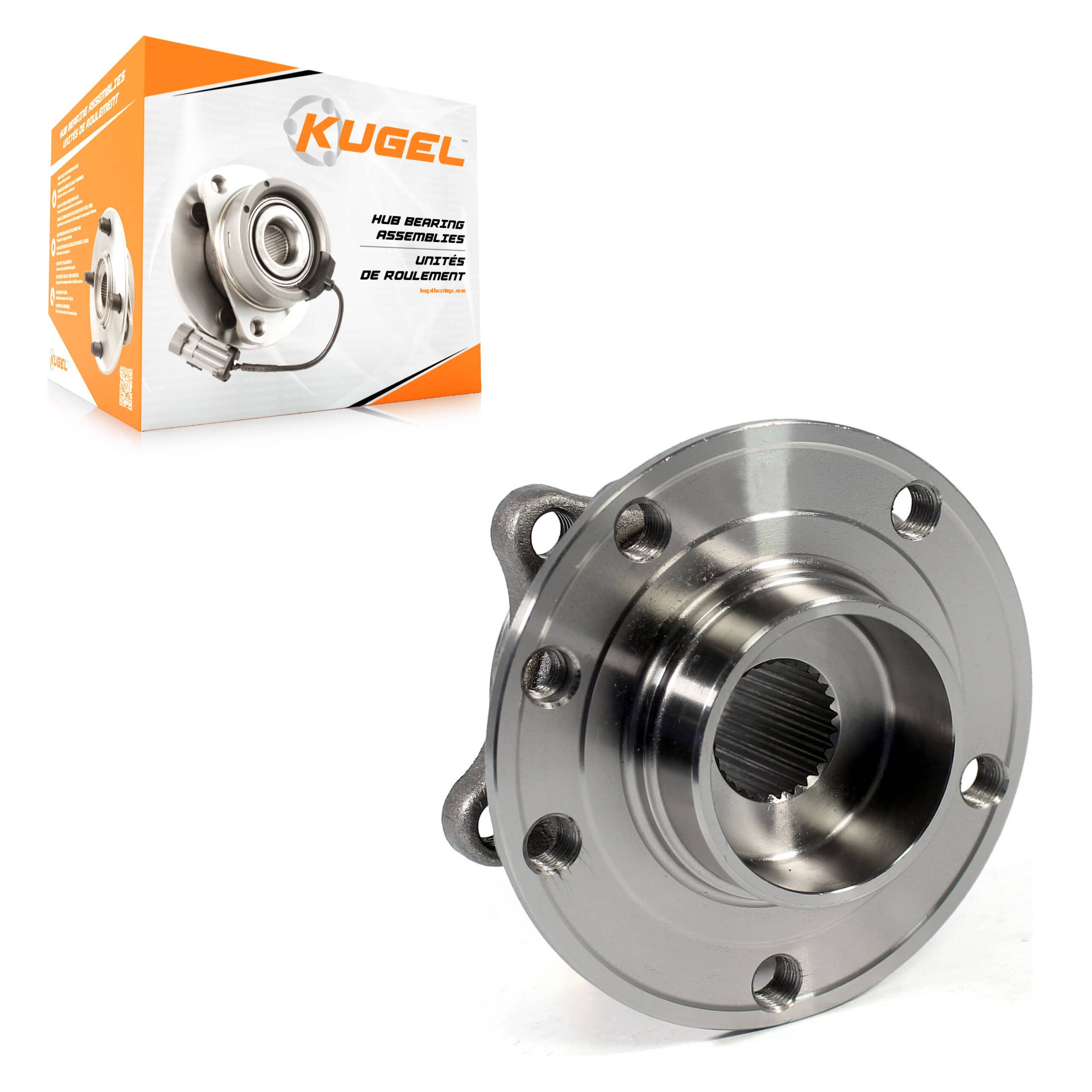 Kugel - 70-513348 - Front Wheel Bearing and Hub Assembly